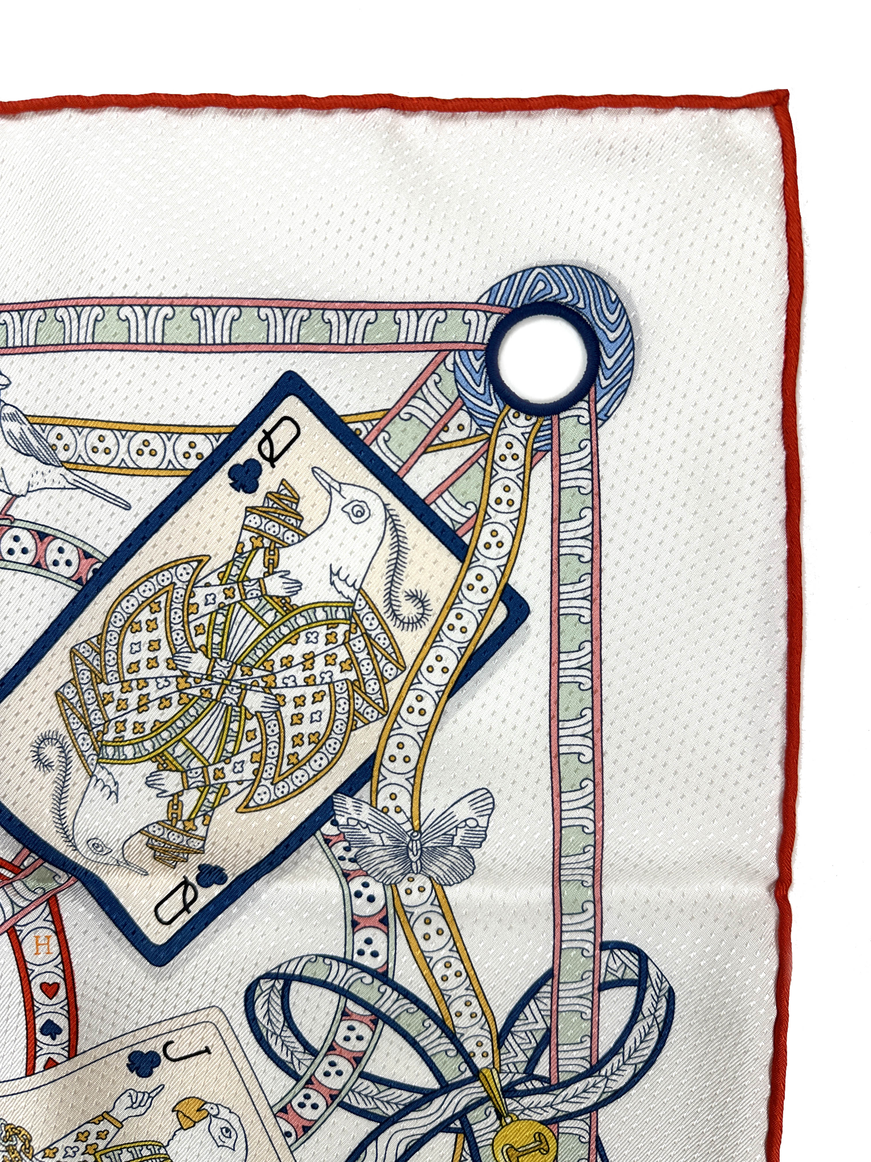 Hermès Dame de Coeur Jacquard With Single Eyelet 70