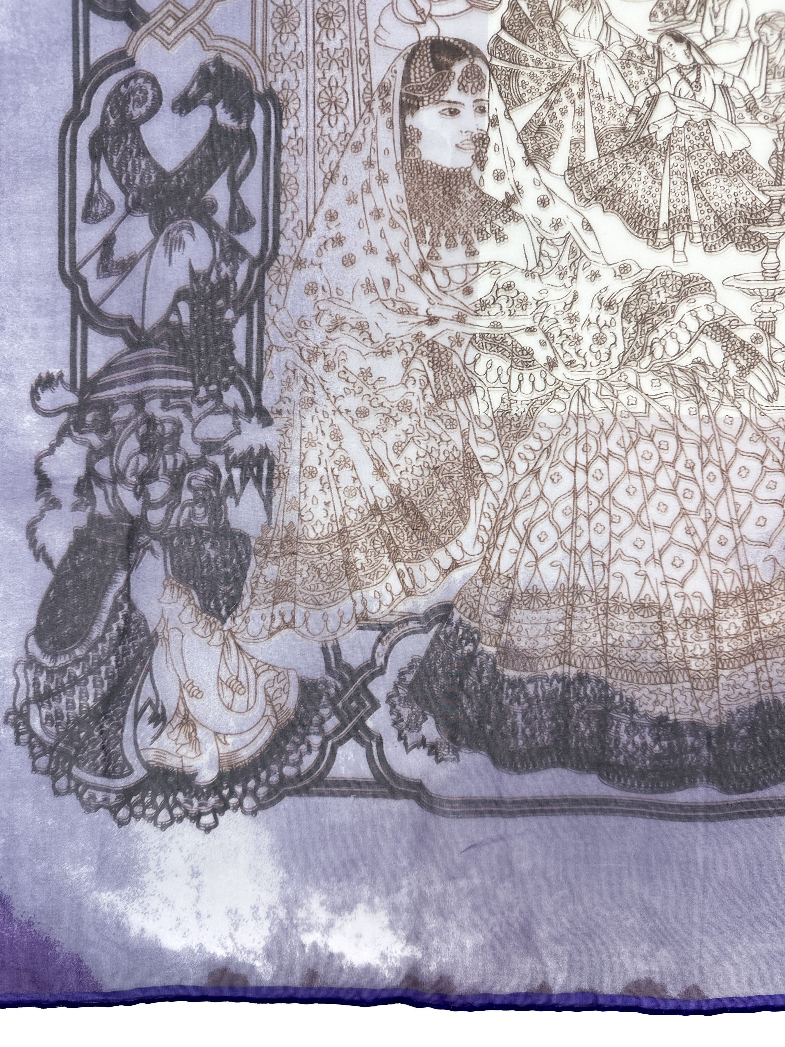 Hermès Splendeur des Maharajas Mousseline 90