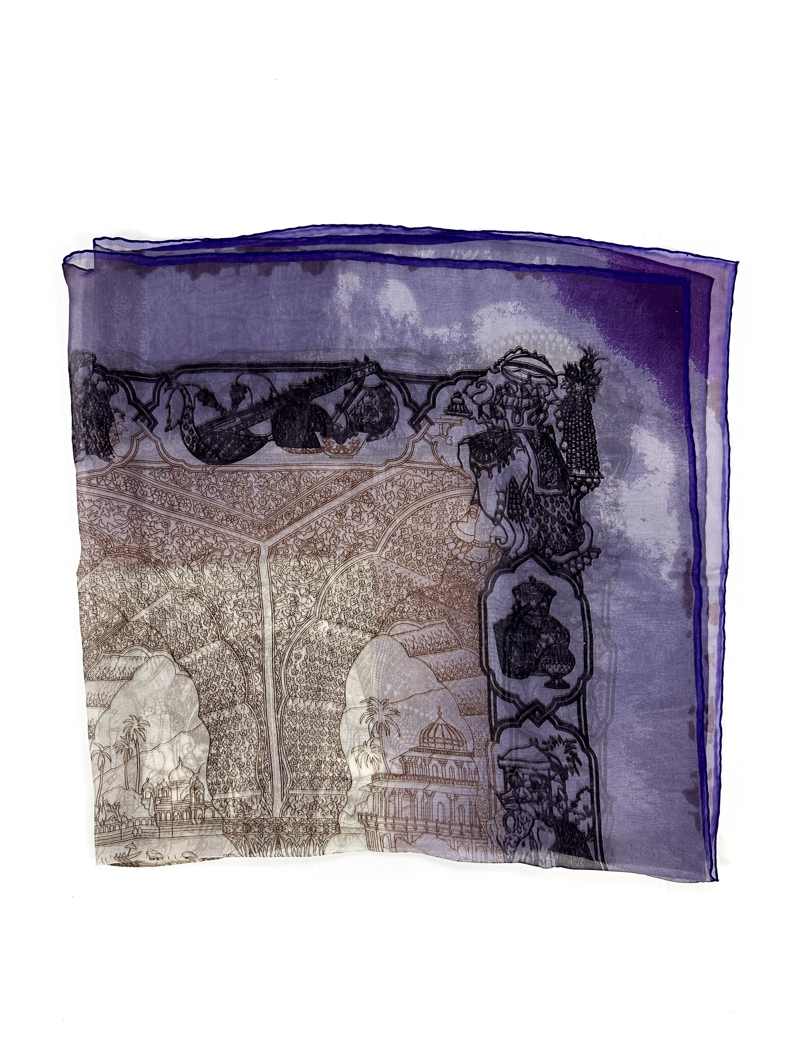 Hermès Splendeur des Maharajas Mousseline 90