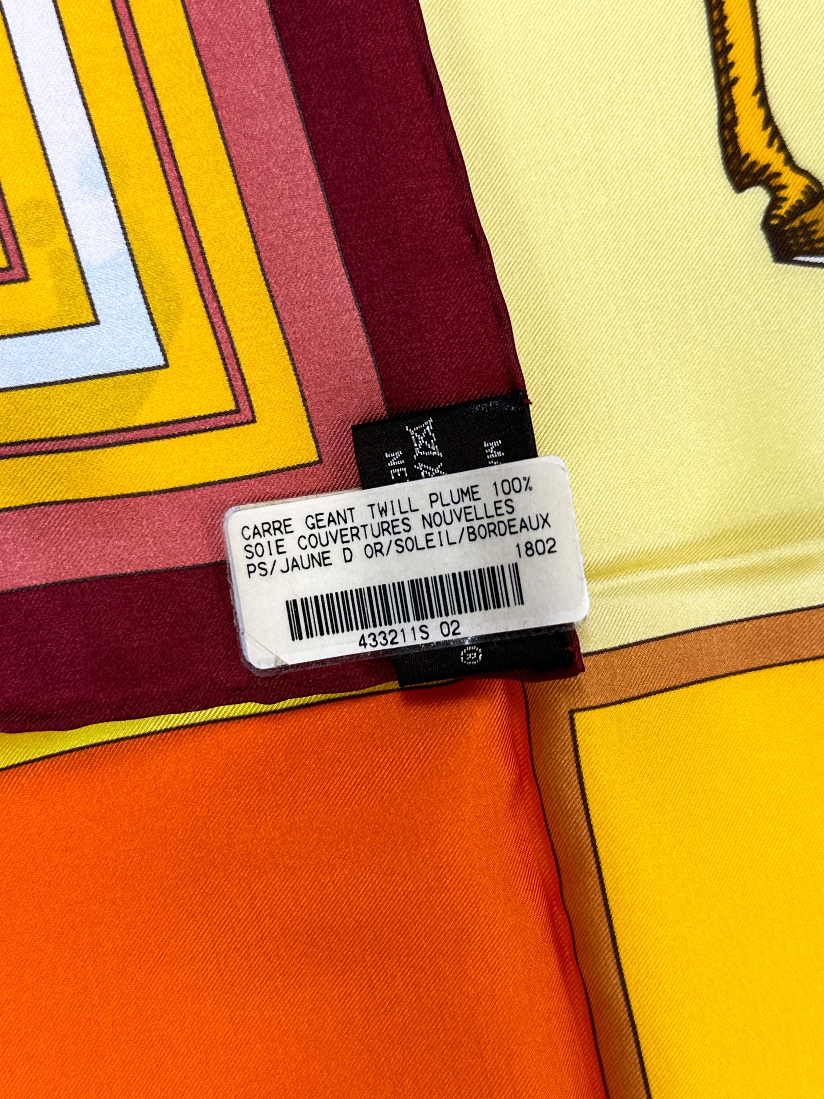 Hermès Couvertures Nouvelles Silk 140