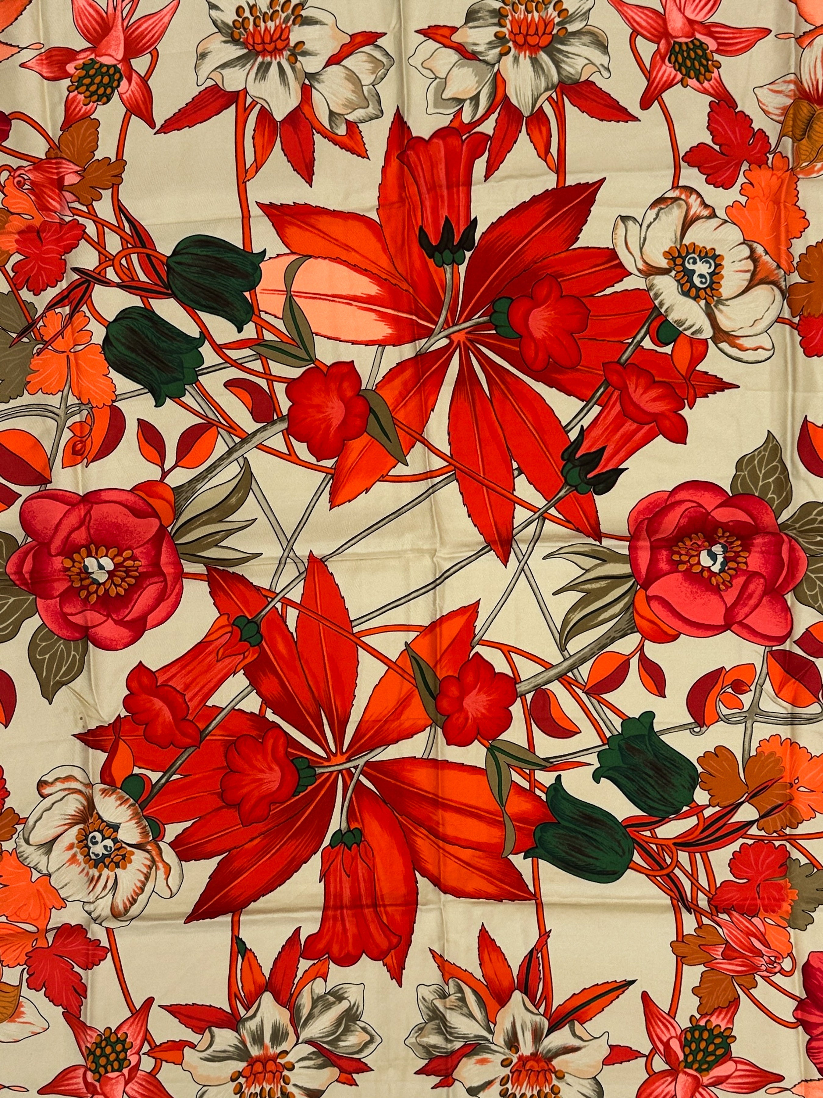 Hermès Fleurs d'Hellade 90