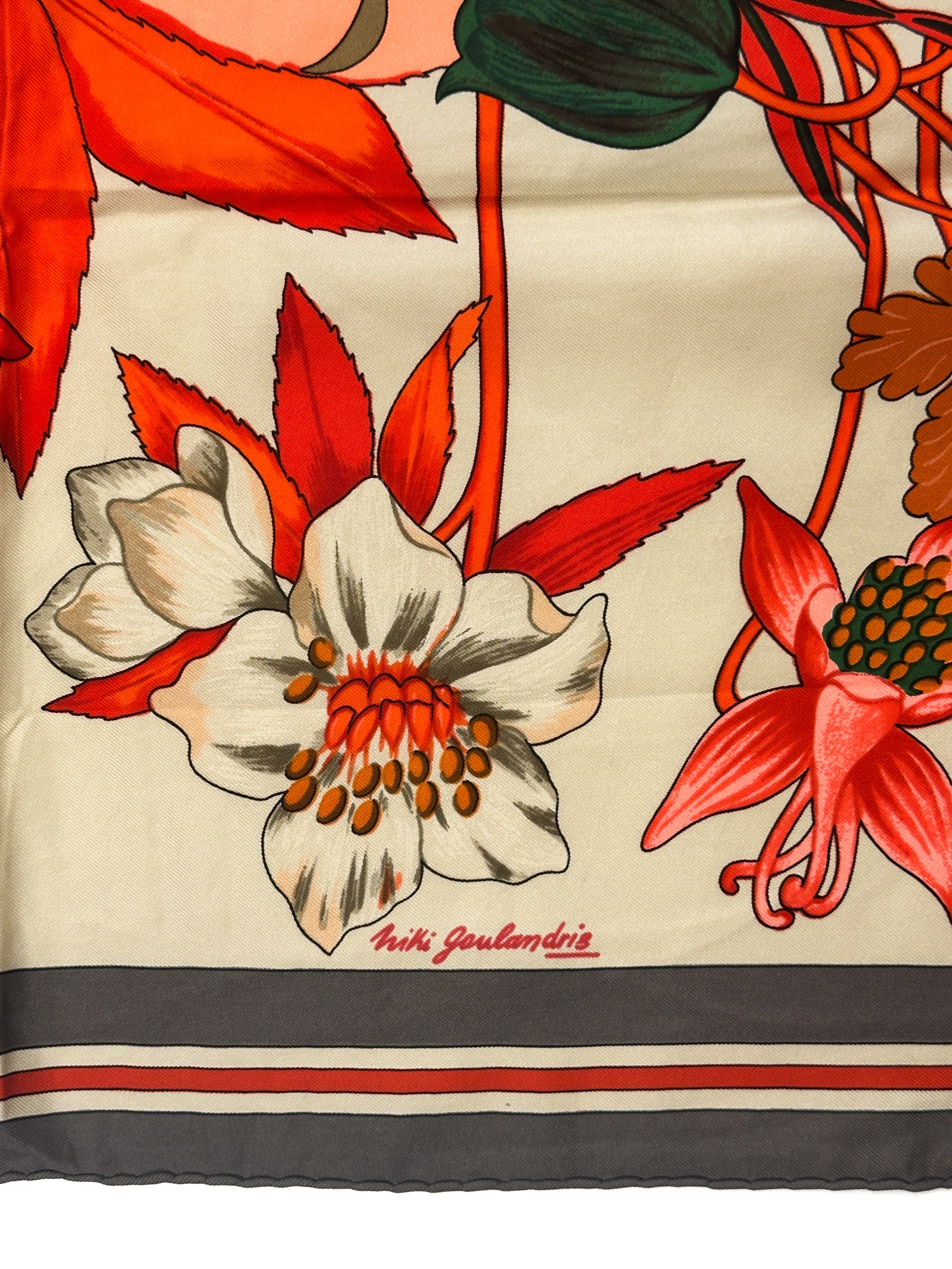 Hermès Fleurs d'Hellade 90