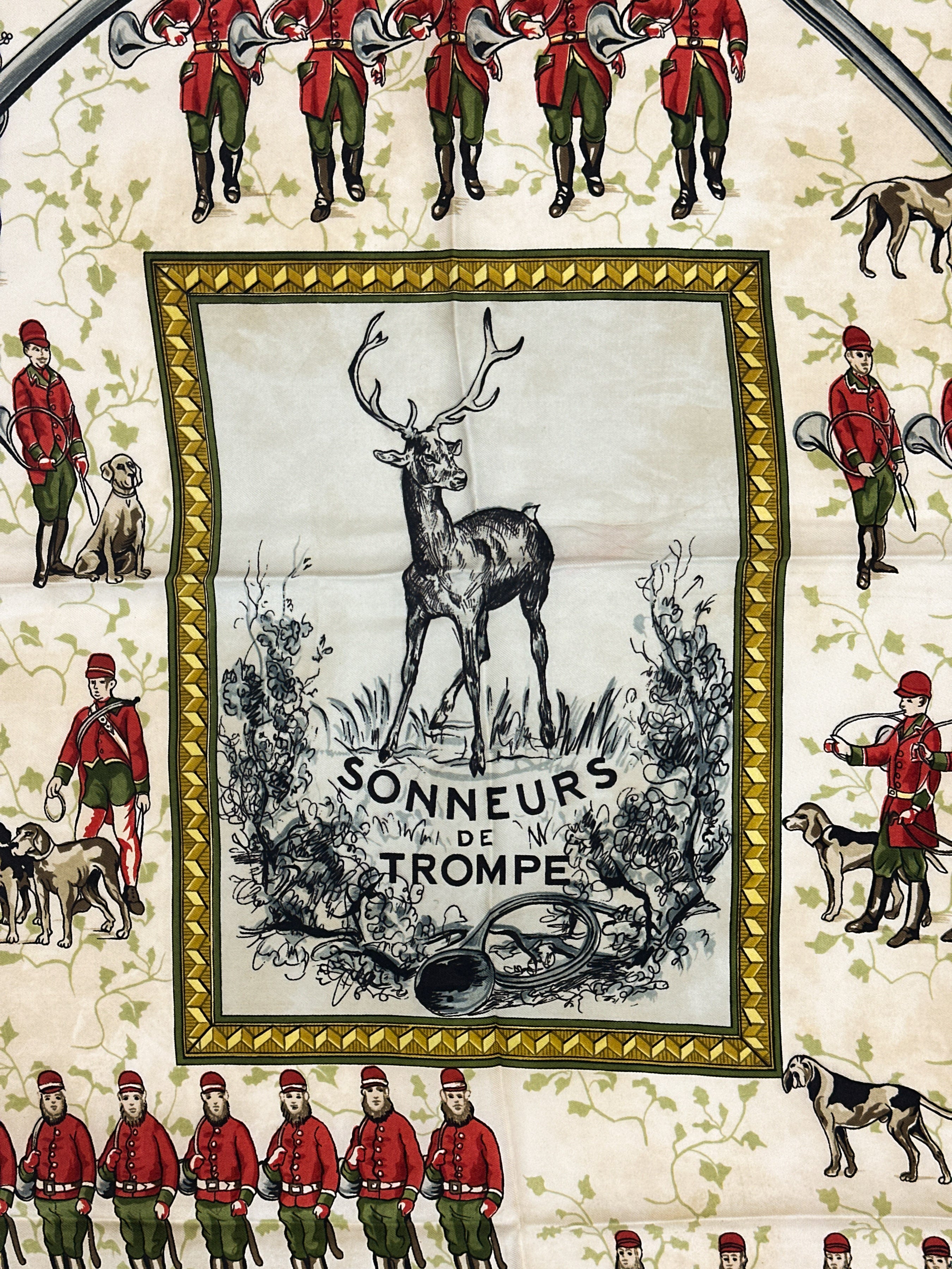 Hermès Sonneurs de Trompe 90