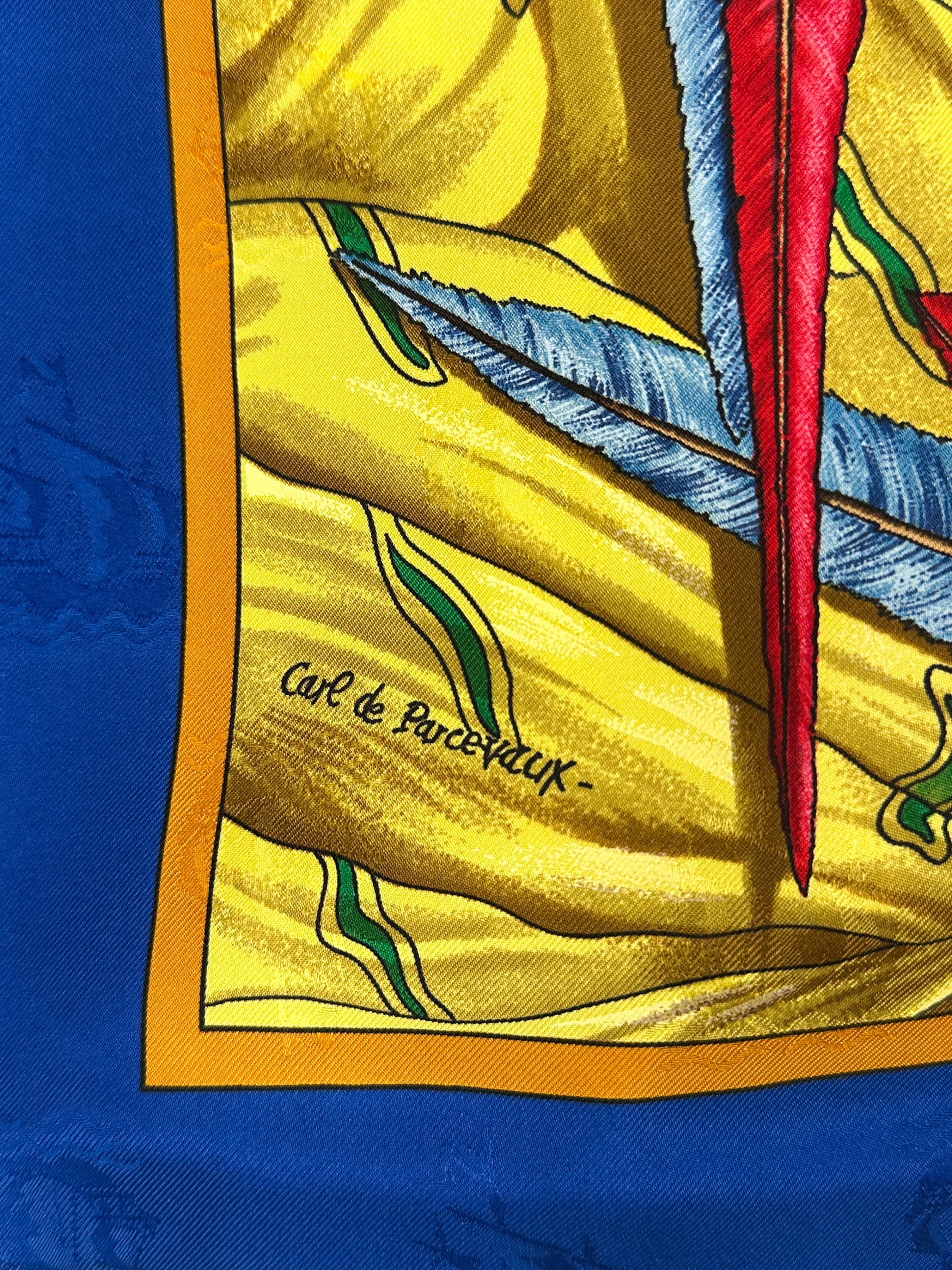 Hermès Special Edition Ordre Souverain de Malte Christoph Colomb Jacquard 90