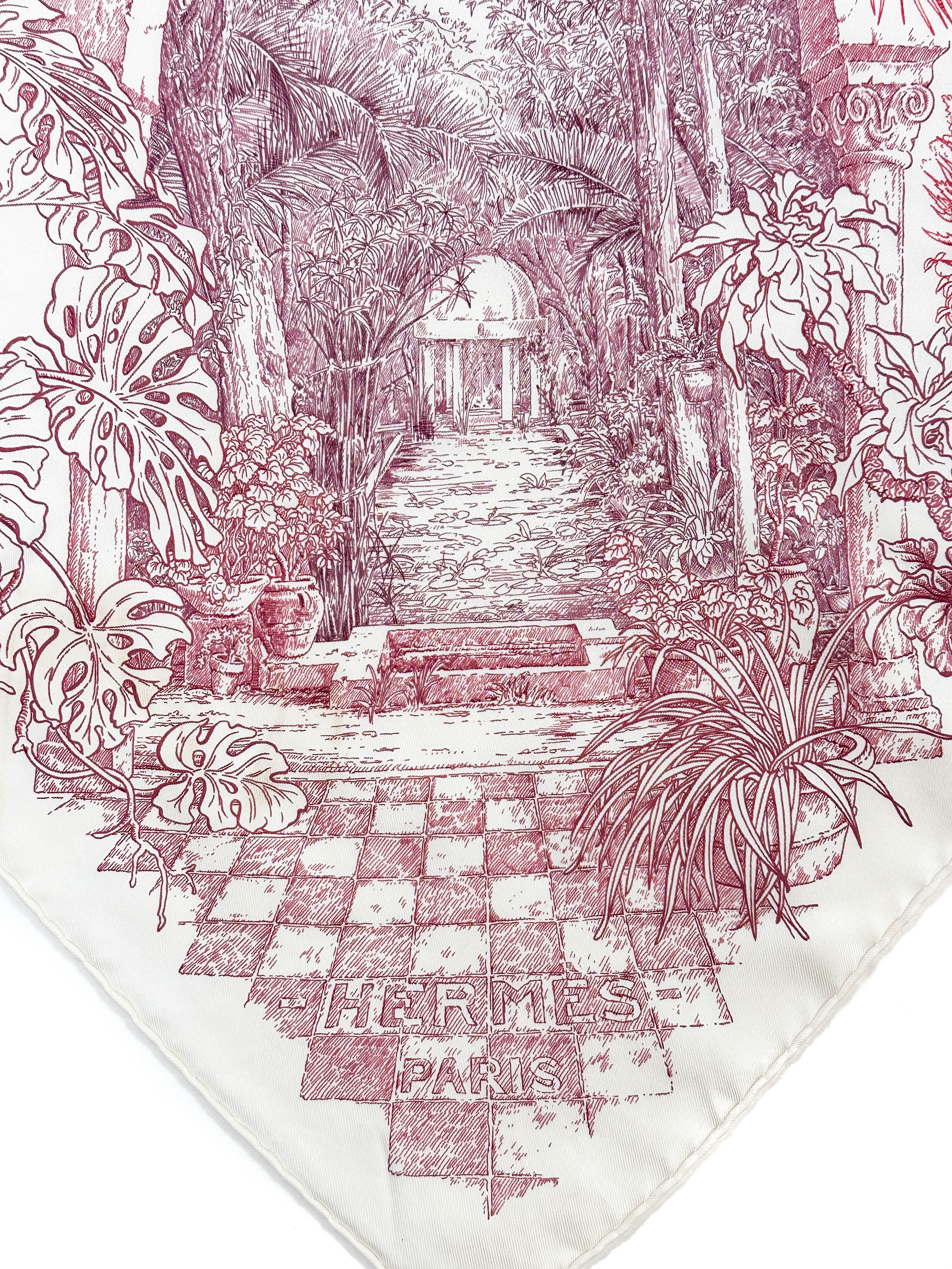 Hermès Le Jardin de Leïla 90