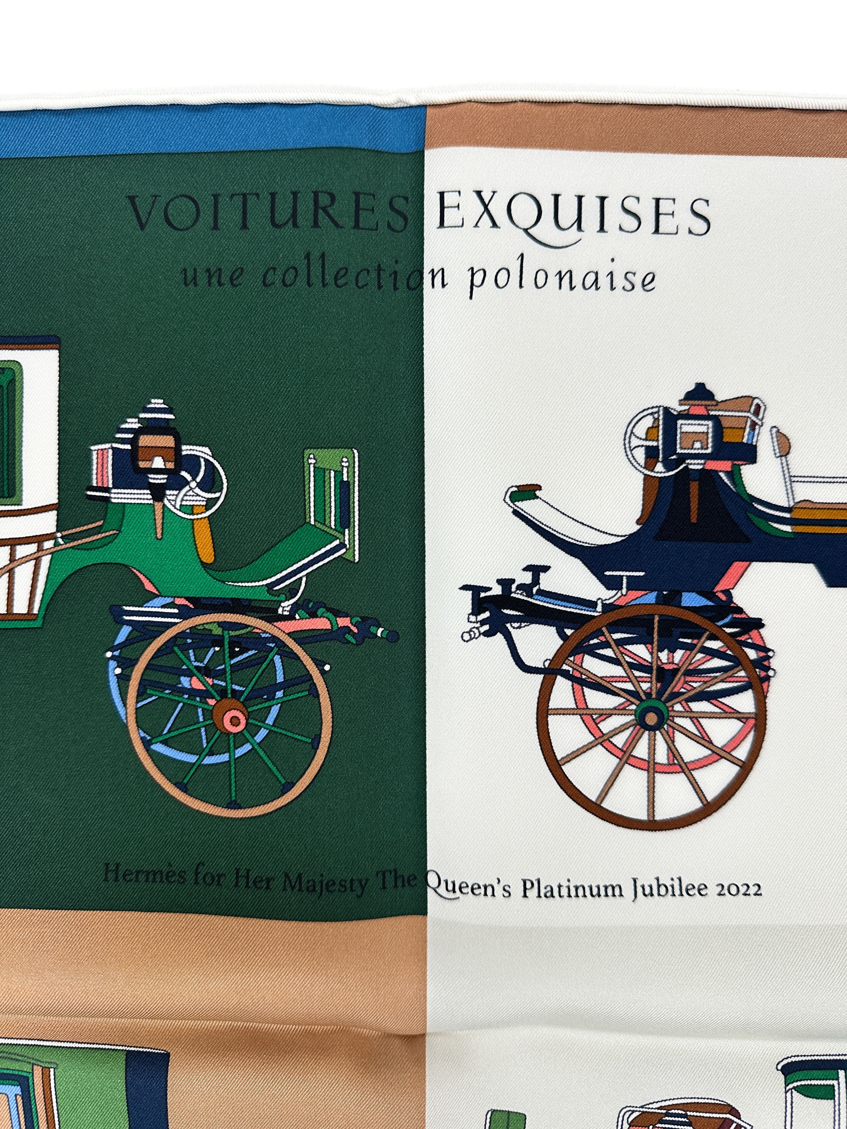 Hermès Special Edition 2022 The Queen's Platinum Jubilee Voitures Exquises 90