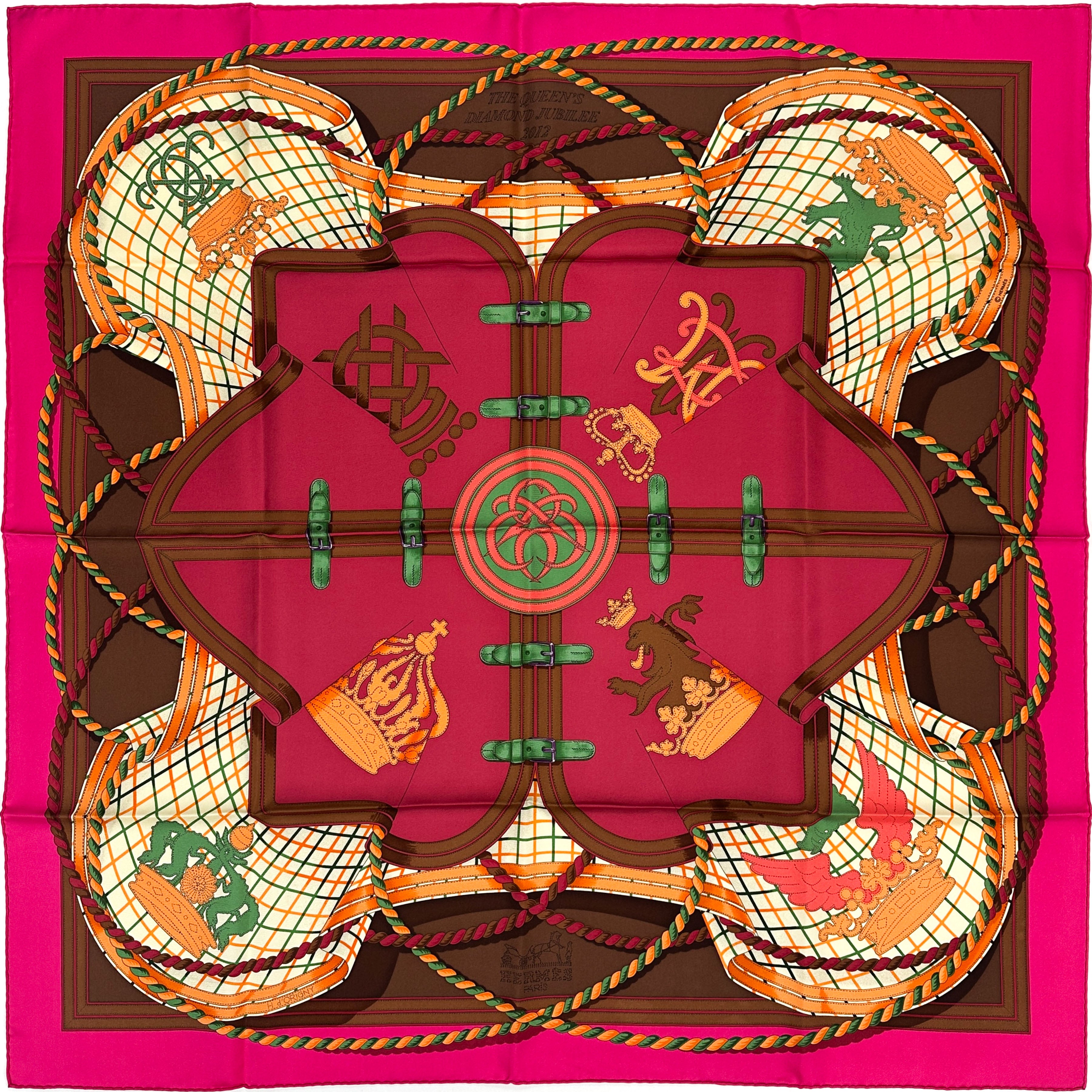Hermès Special Edition 2012 The Queens Diamond Jubilee Grand Tenue 90
