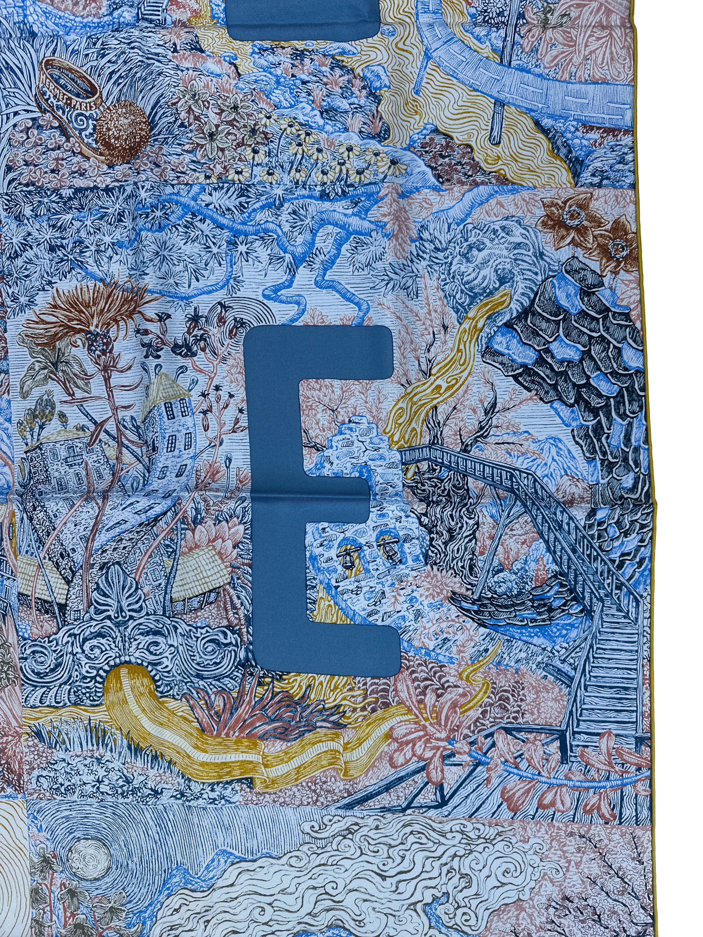 Hermès Eleftheria Silk 140