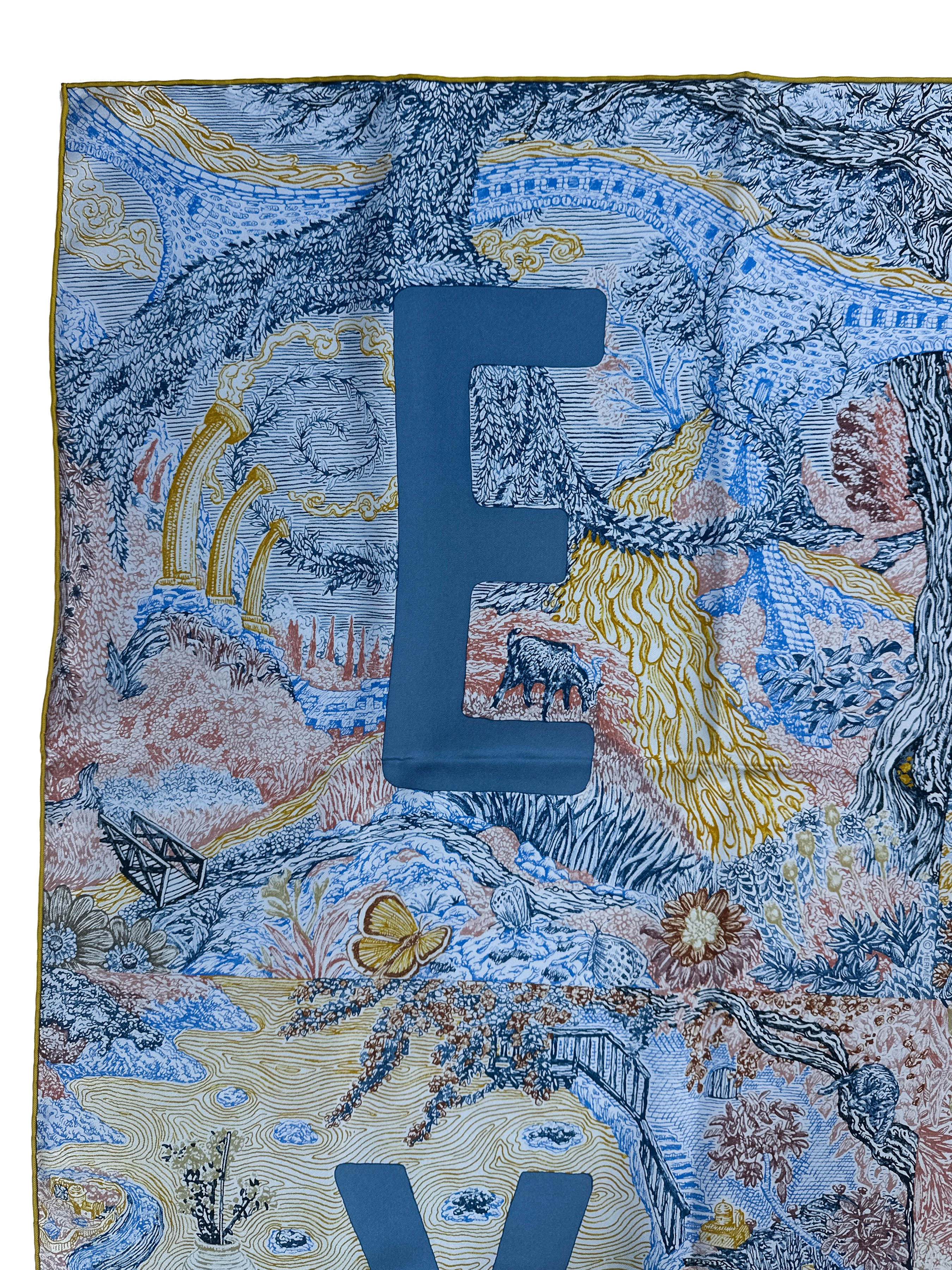 Hermès Eleftheria Silk 140