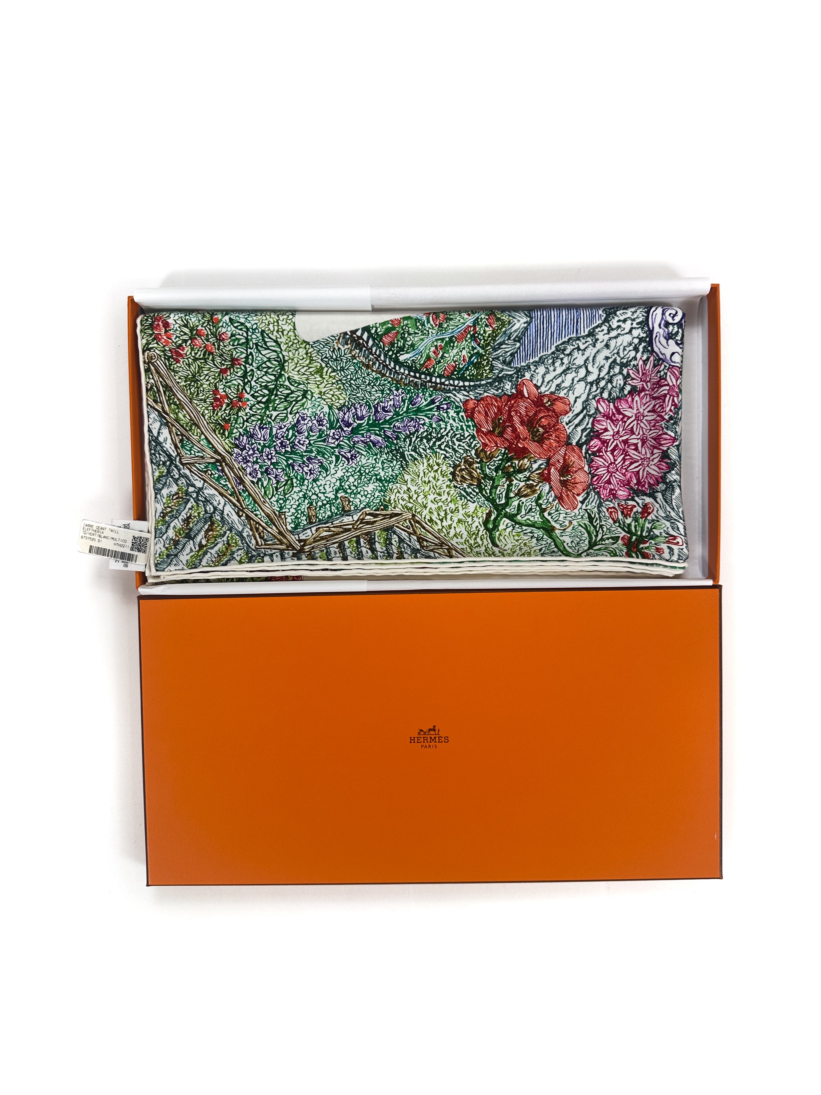 Hermès Eleftheria Silk 140
