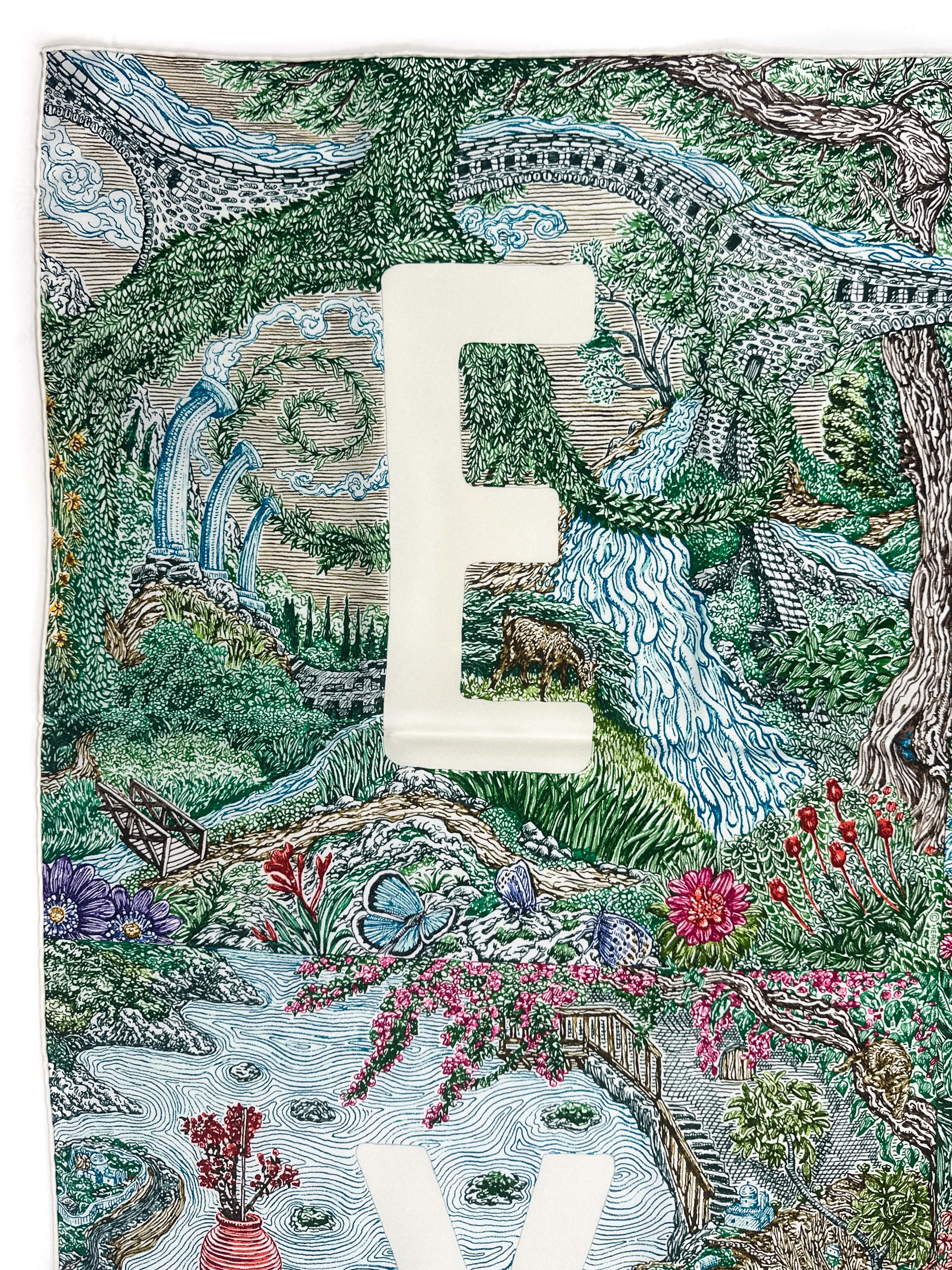 Hermès Eleftheria Silk 140