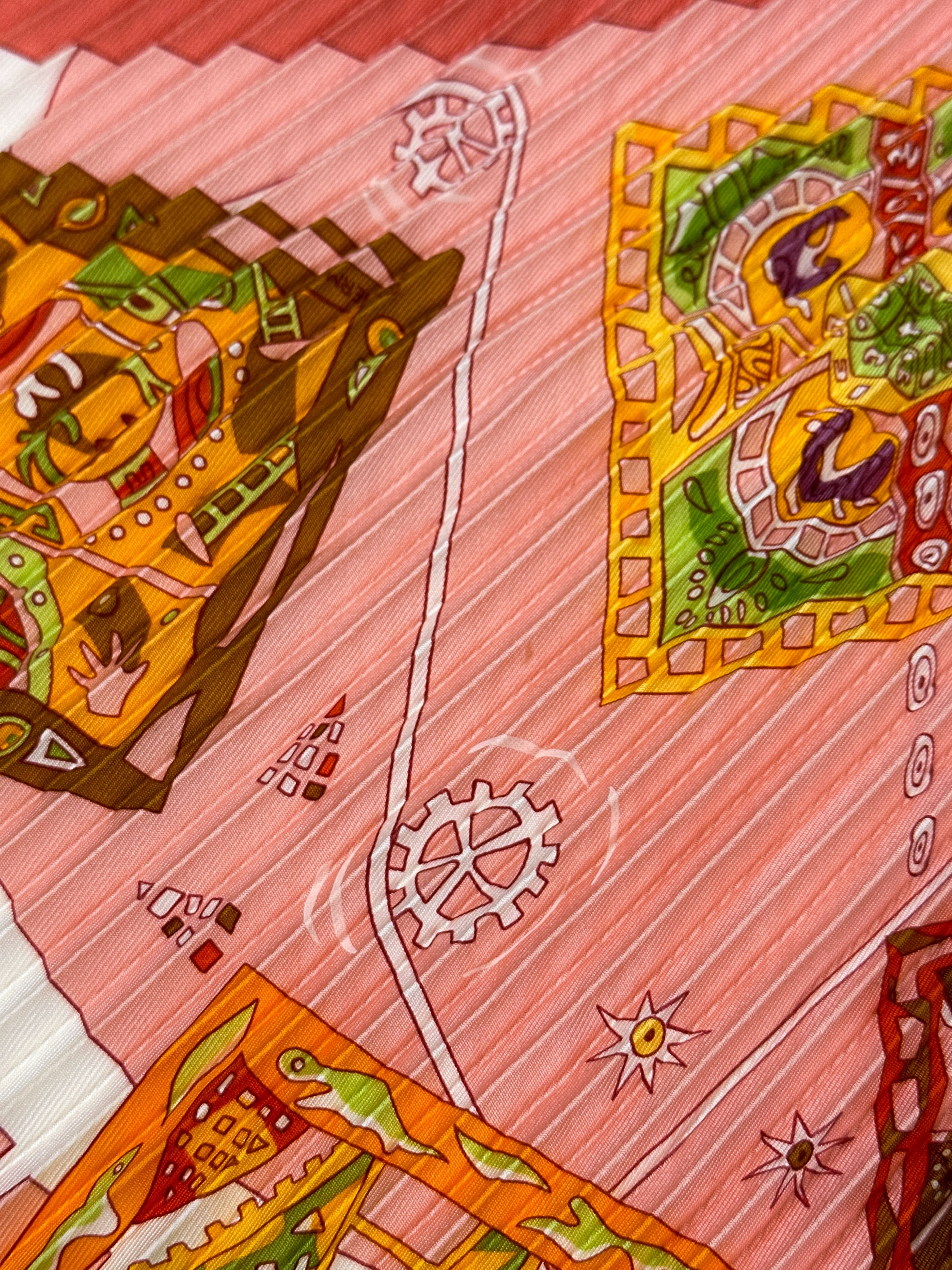 Hermès La Mécanique des Idées Plissé 90