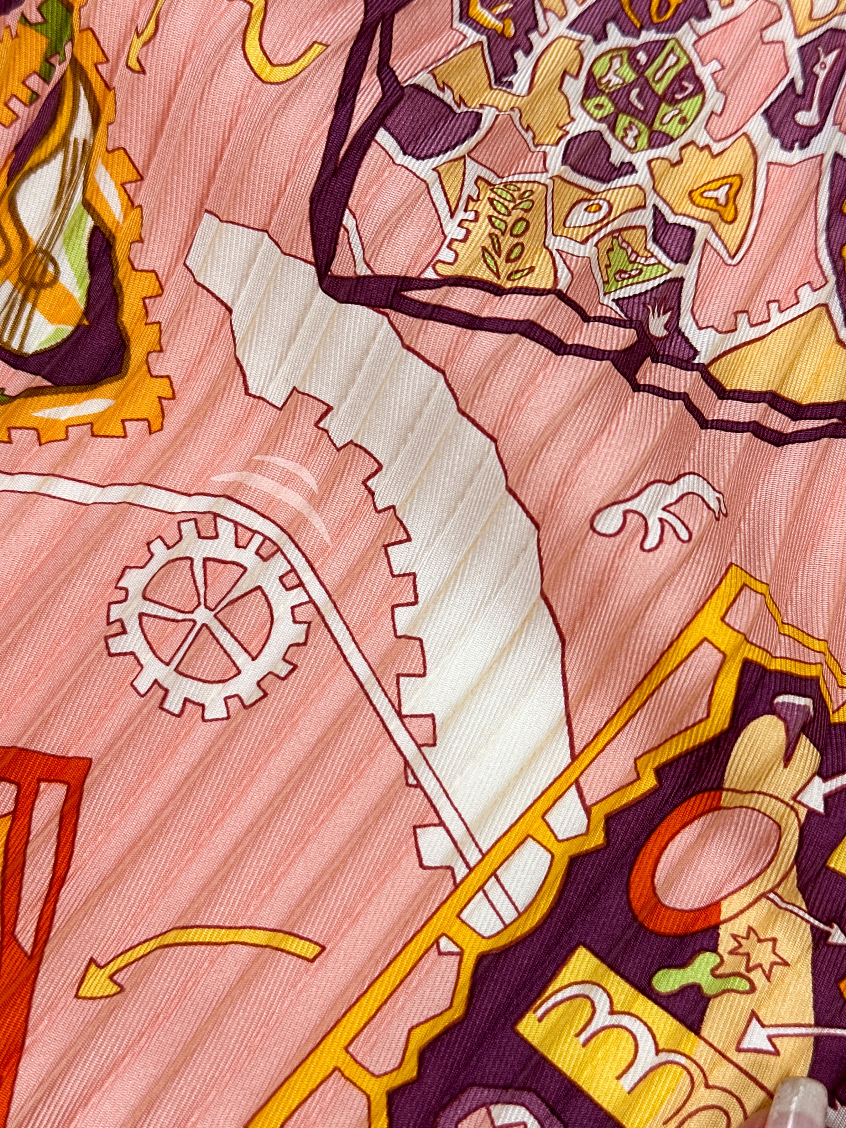 Hermès La Mécanique des Idées Plissé 90