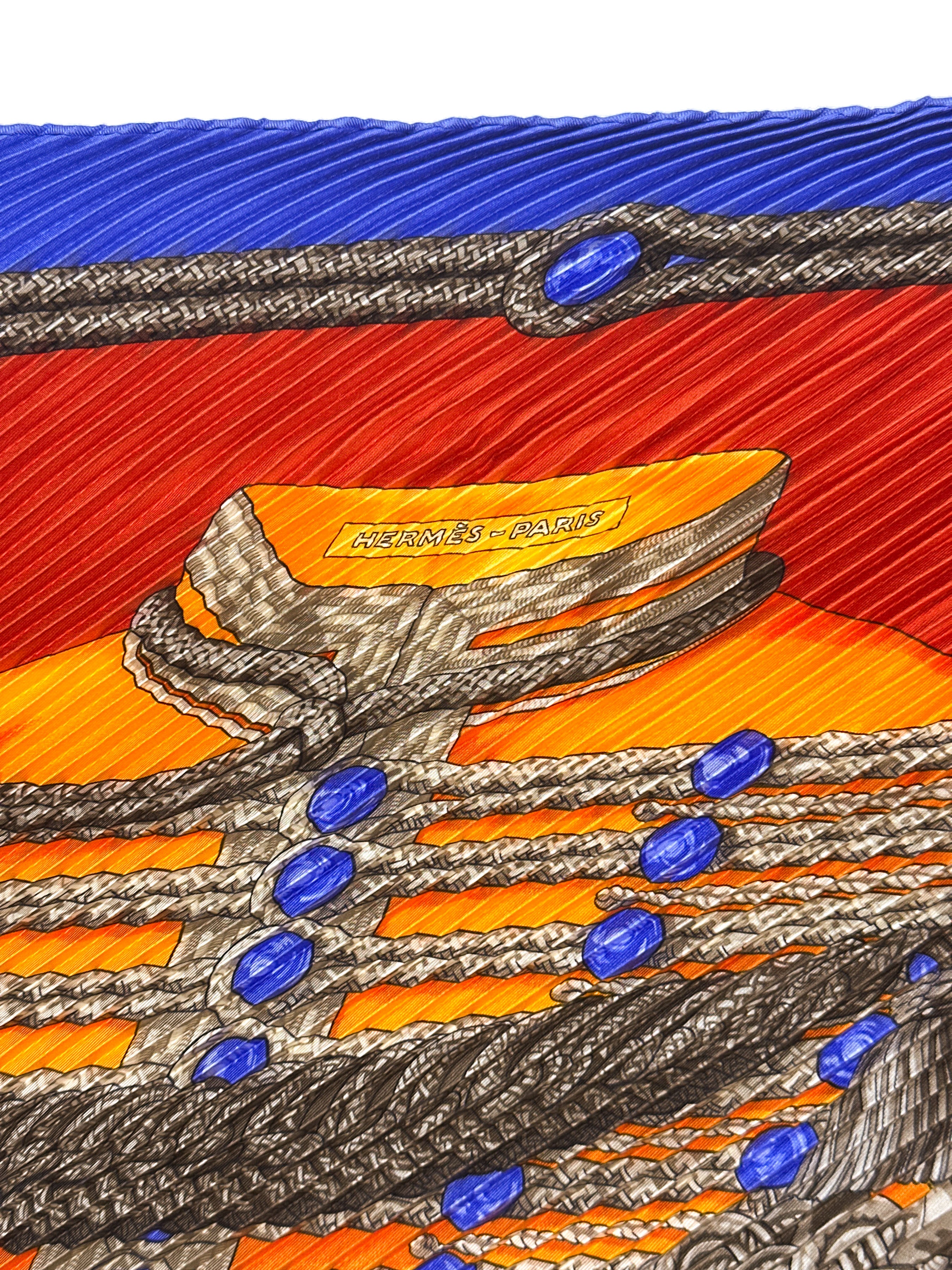 Hermès Brandebourgs Plissé 90