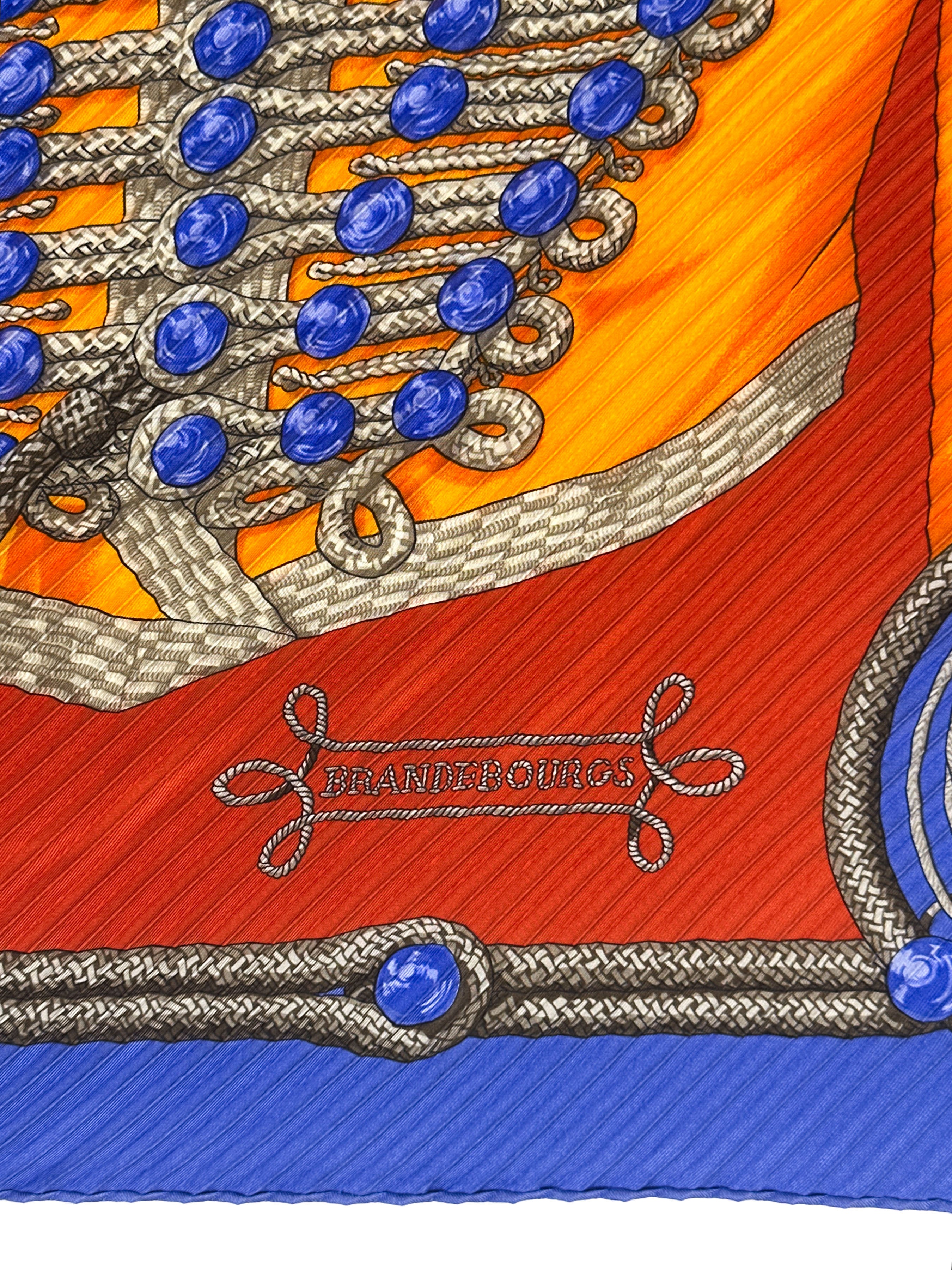 Hermès Brandebourgs Plissé 90