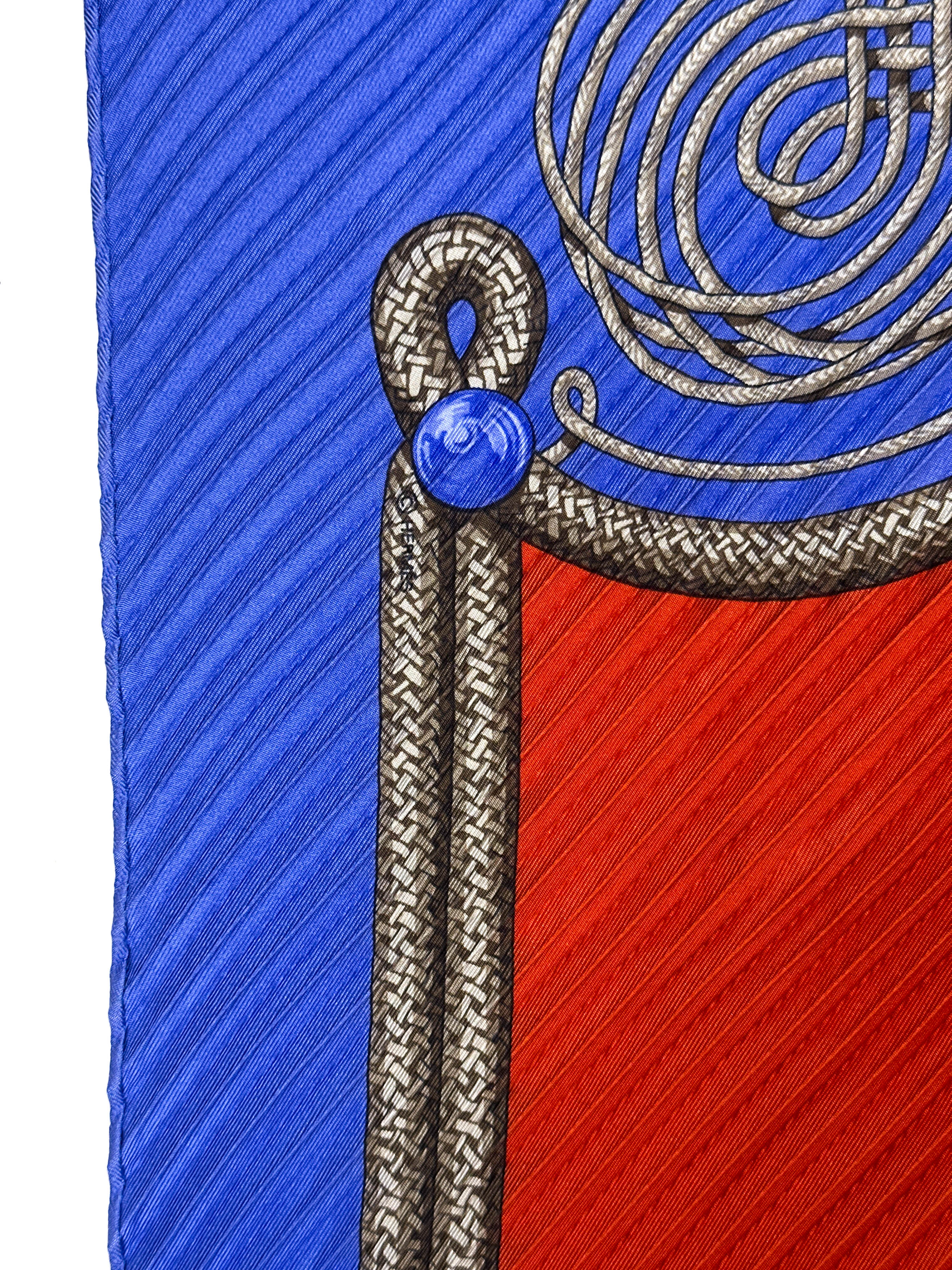 Hermès Brandebourgs Plissé 90