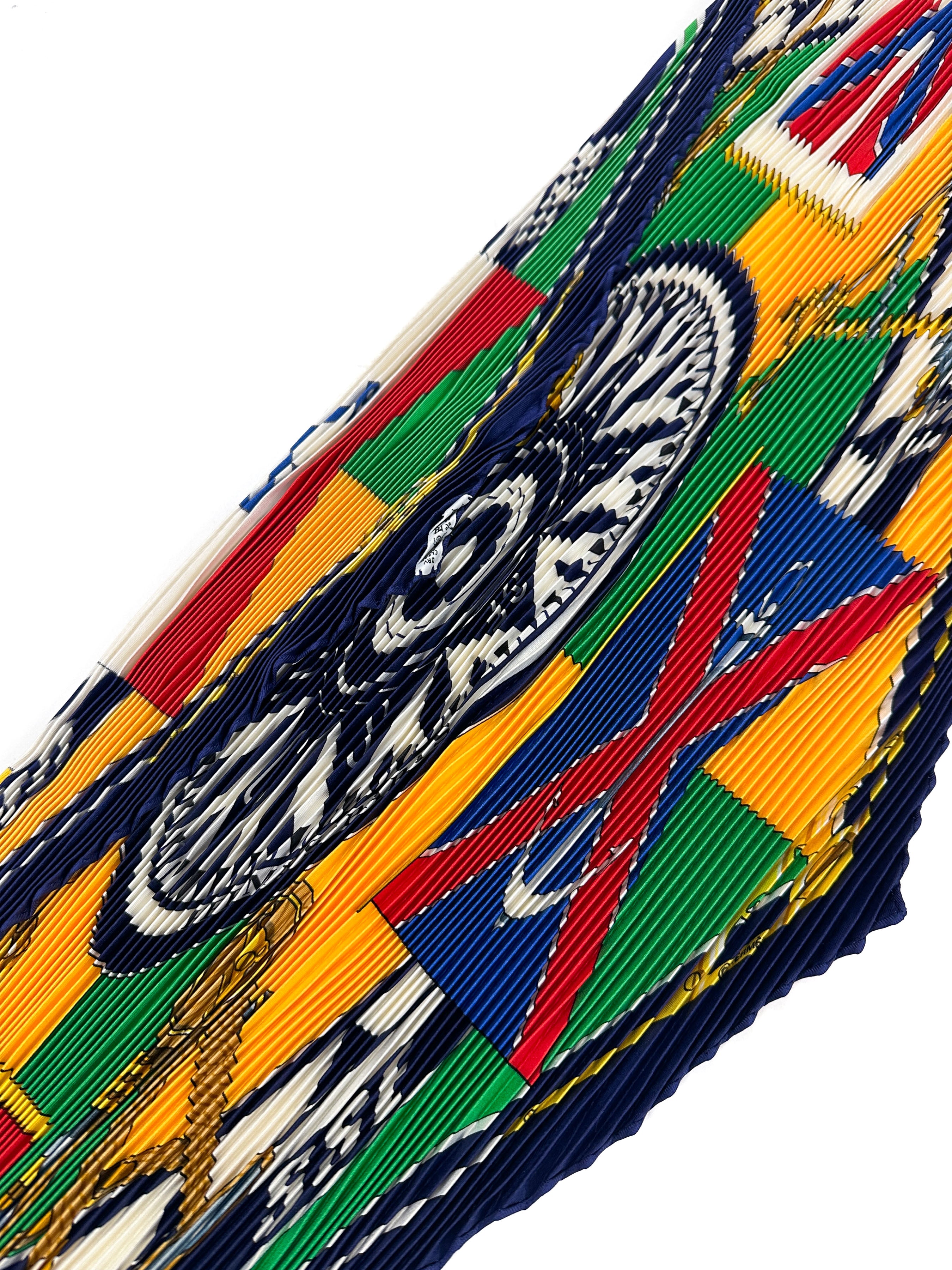 Hermès Sextants Plissé 90