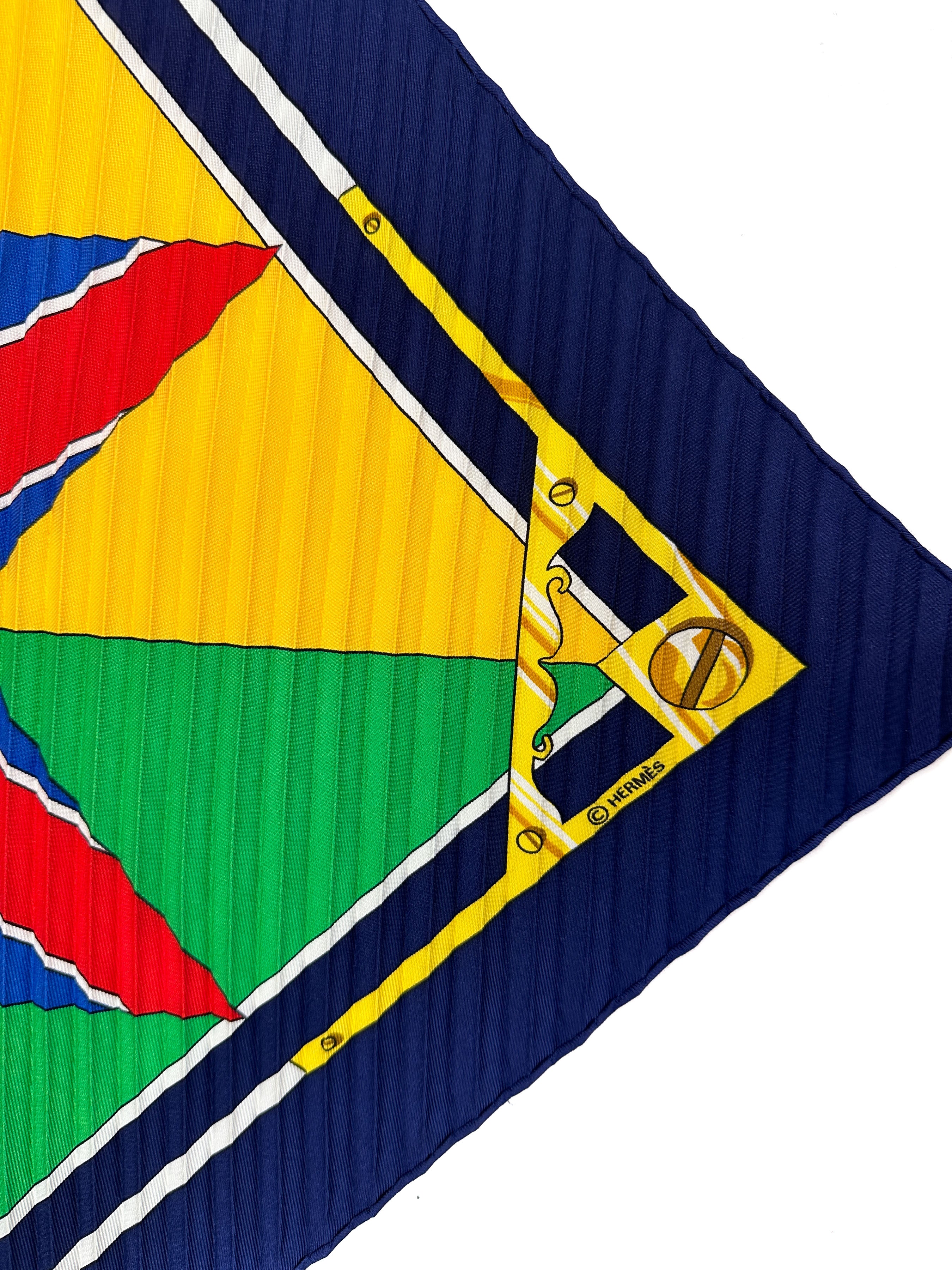 Hermès Sextants Plissé 90