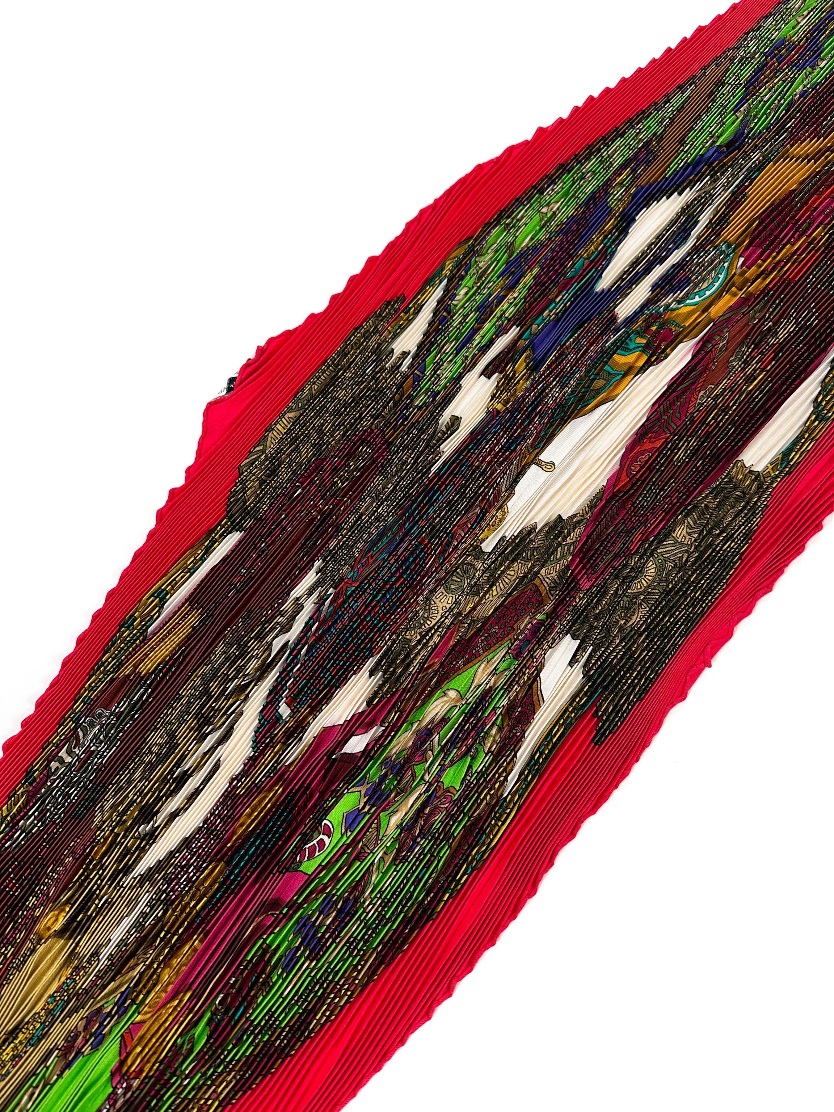 Hermès Art Des Steppes Plissé 90