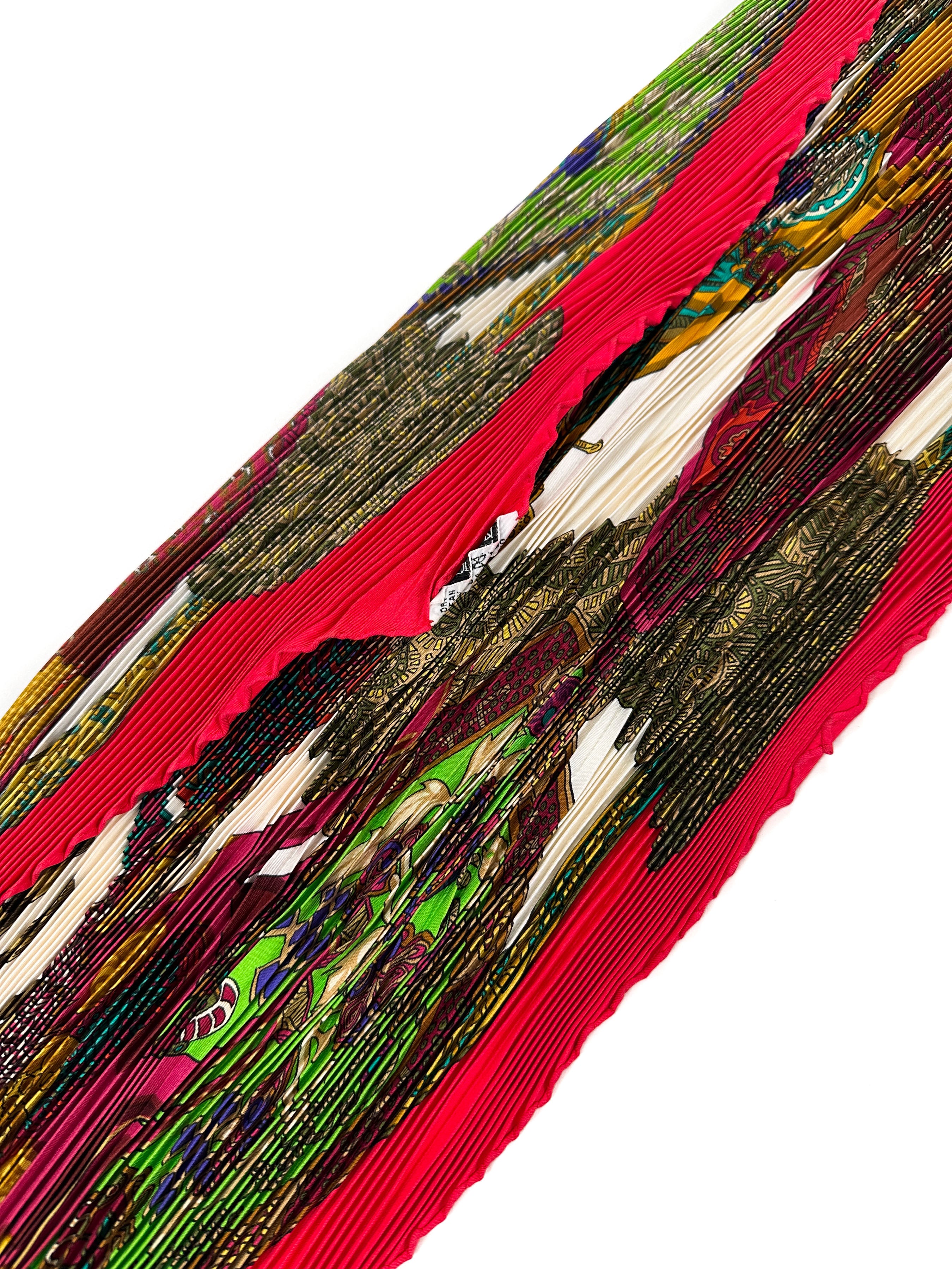 Hermès Art Des Steppes Plissé 90