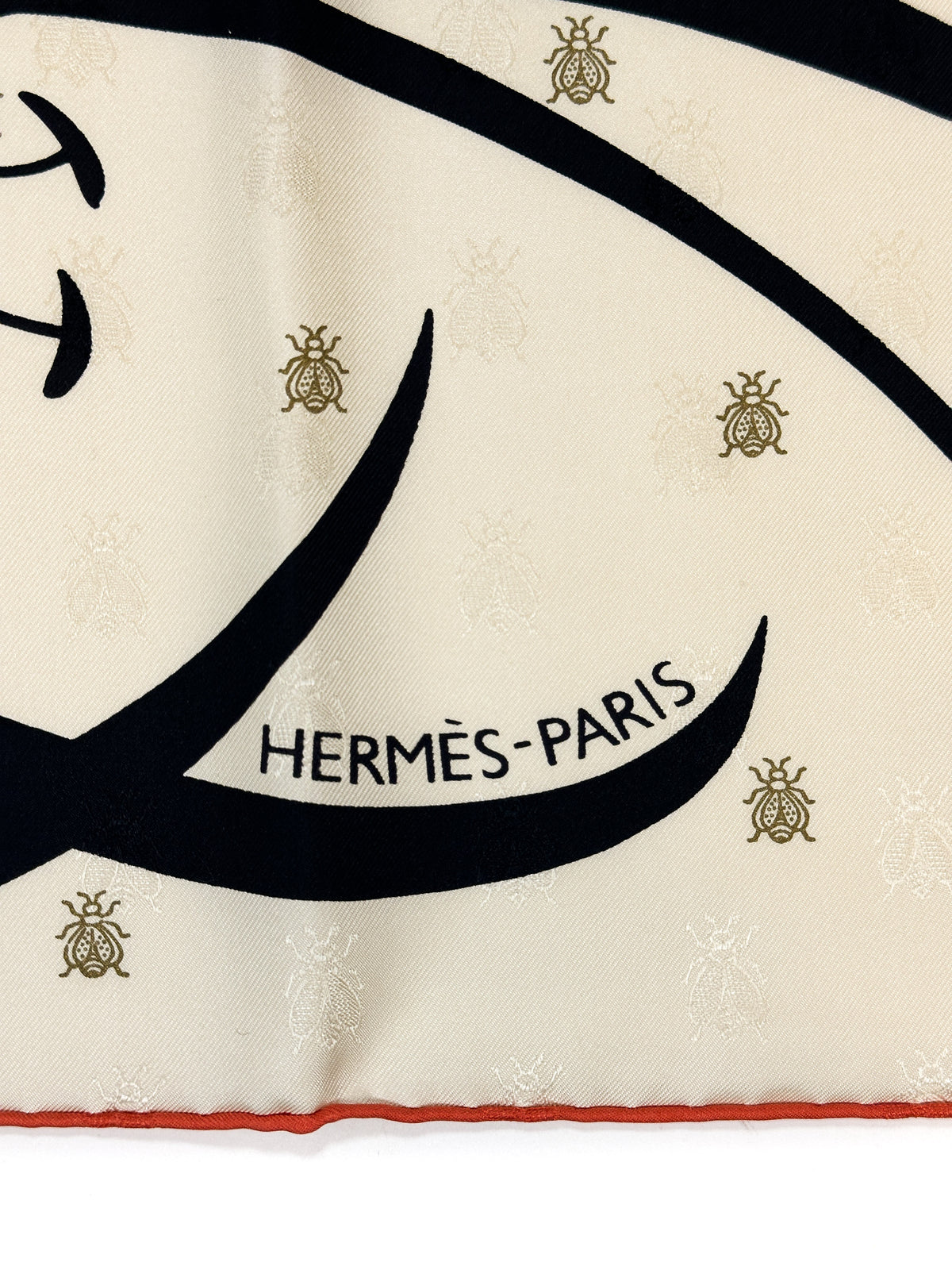 Hermès Bouquet Final Jacquard With Leather Tassel 90
