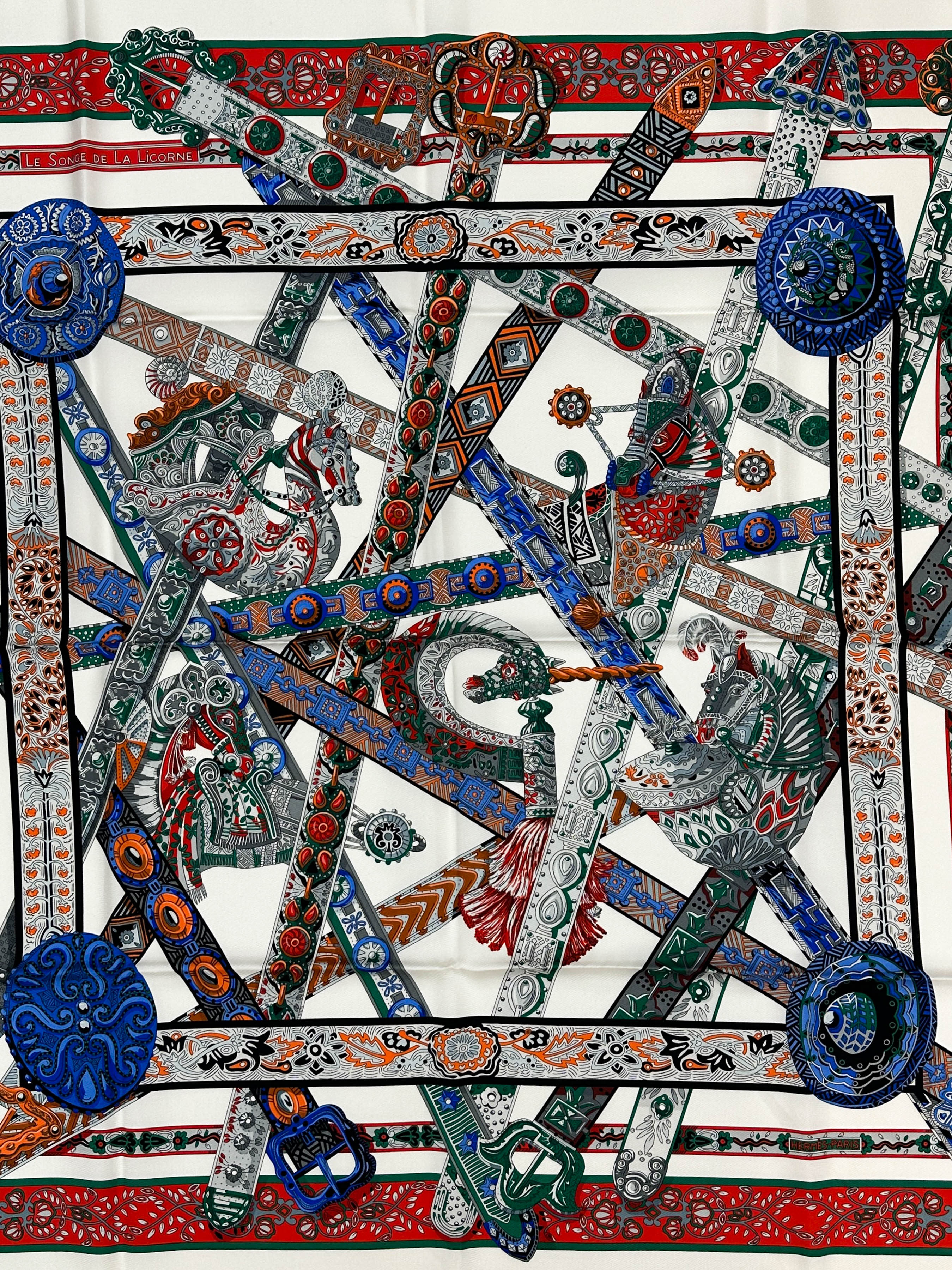 Hermès Le Songe de La Licorne 90