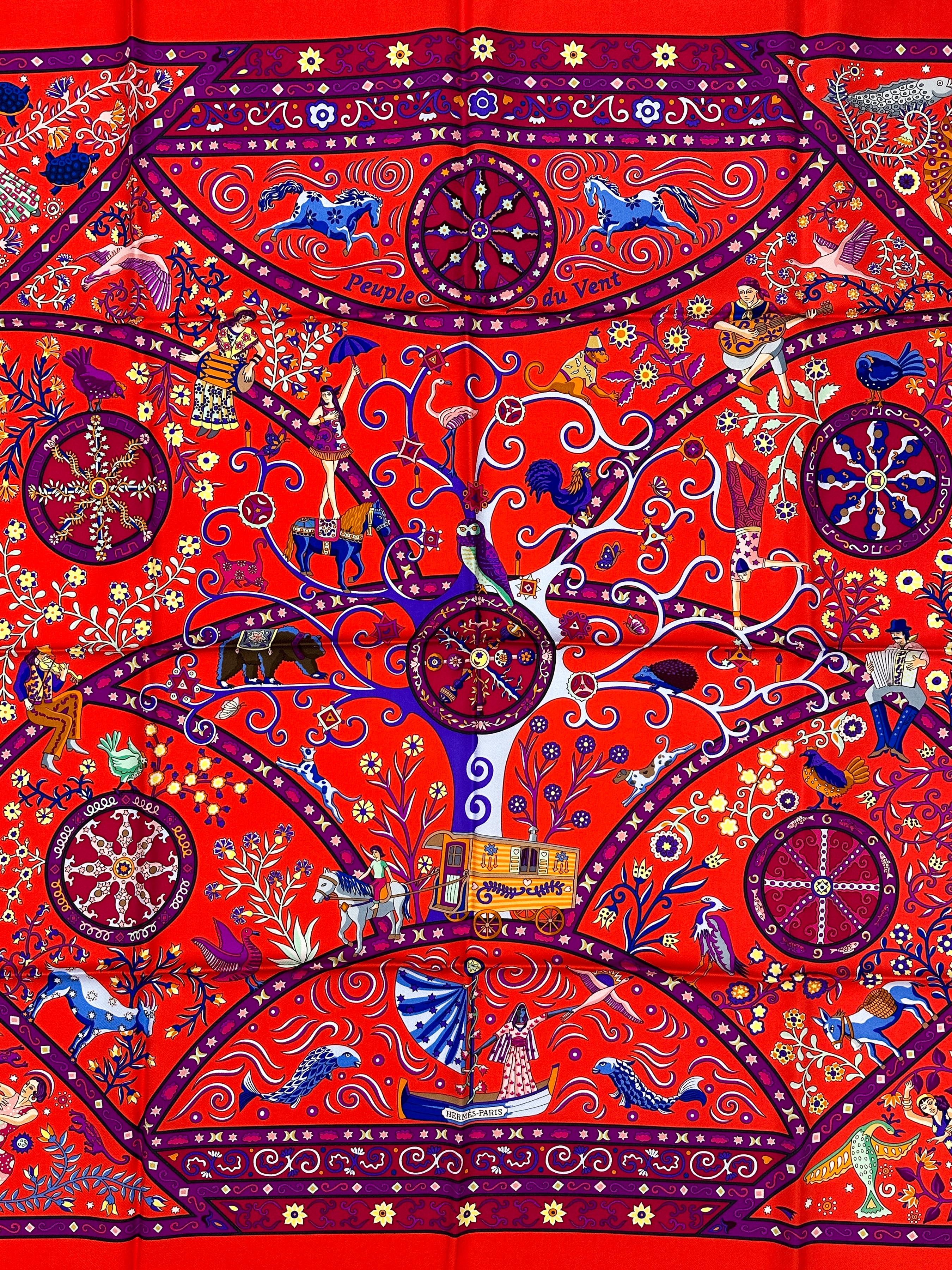 Hermès Peuple Du Vent 90
