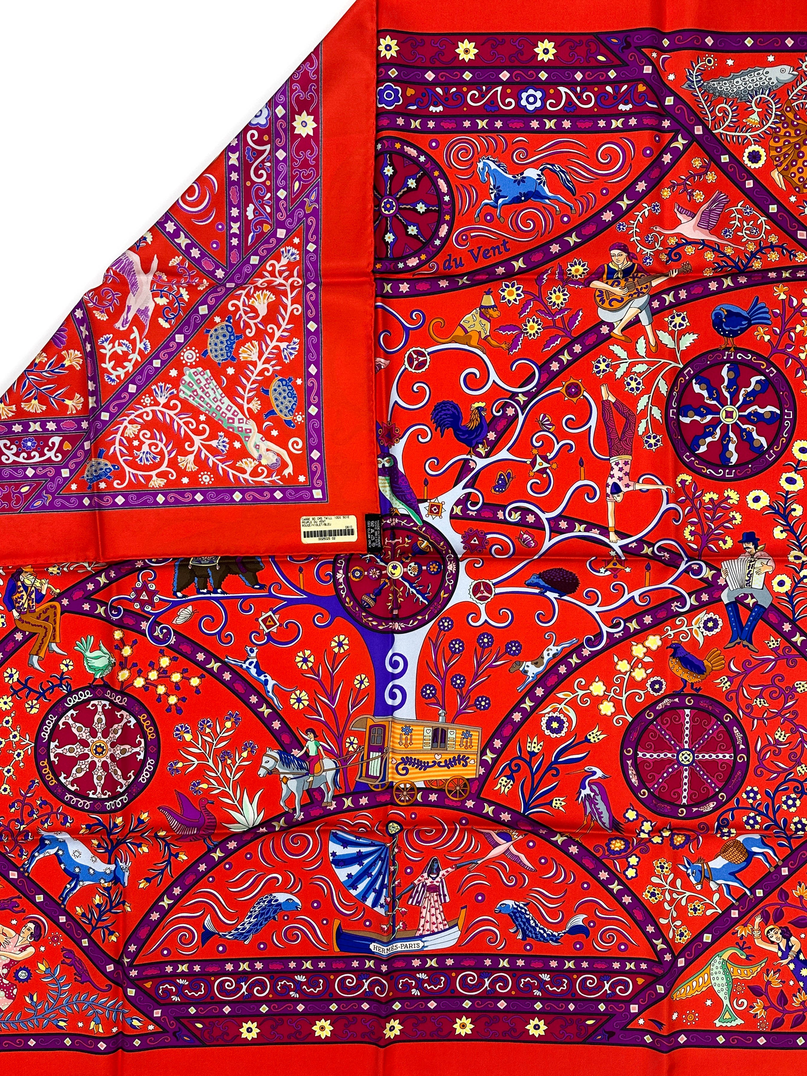 Hermès Peuple Du Vent 90