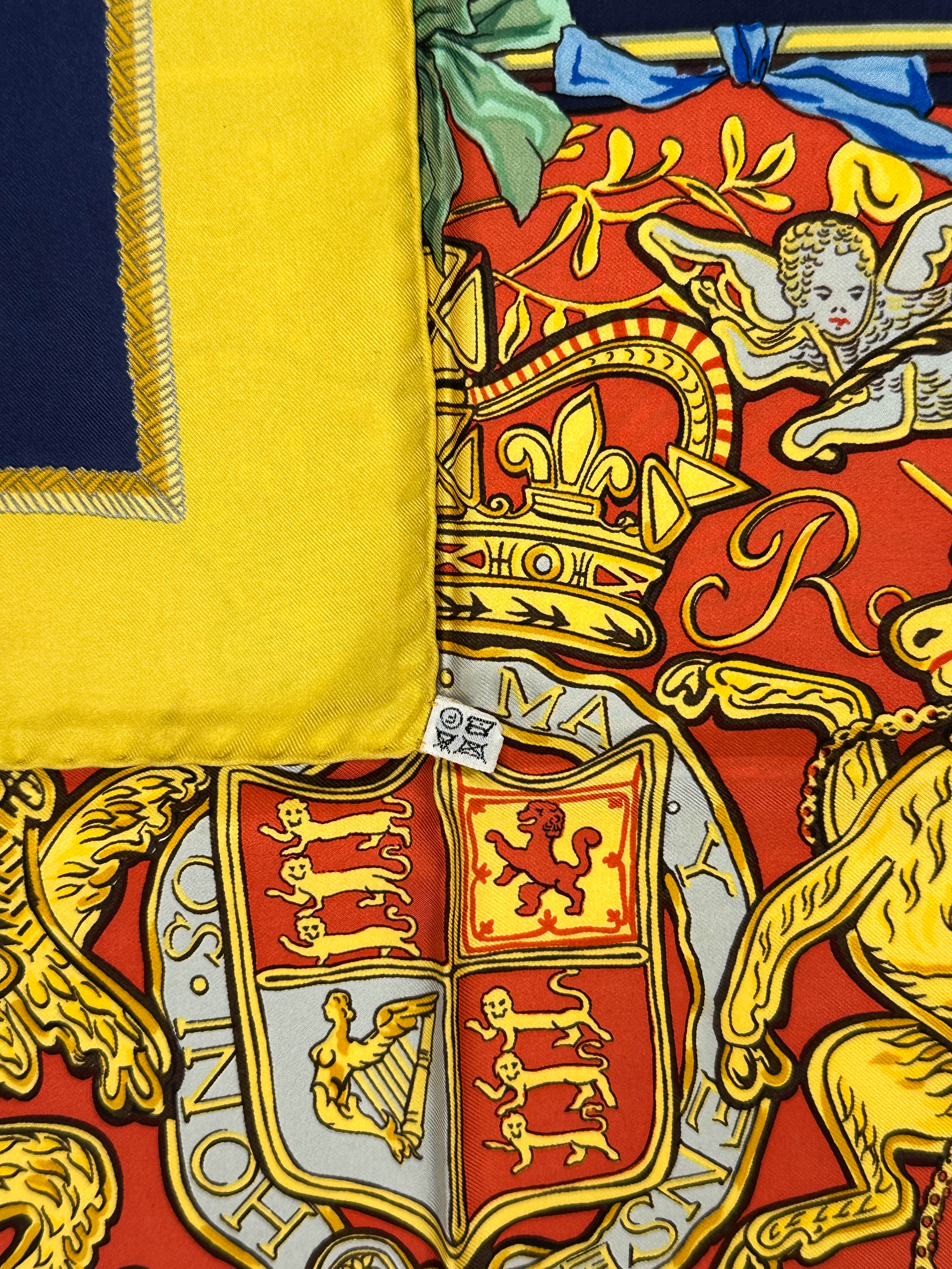 Hermès Special Edition 1977 The Queen's Silver Jubilee Dieu et Mon Droit 90