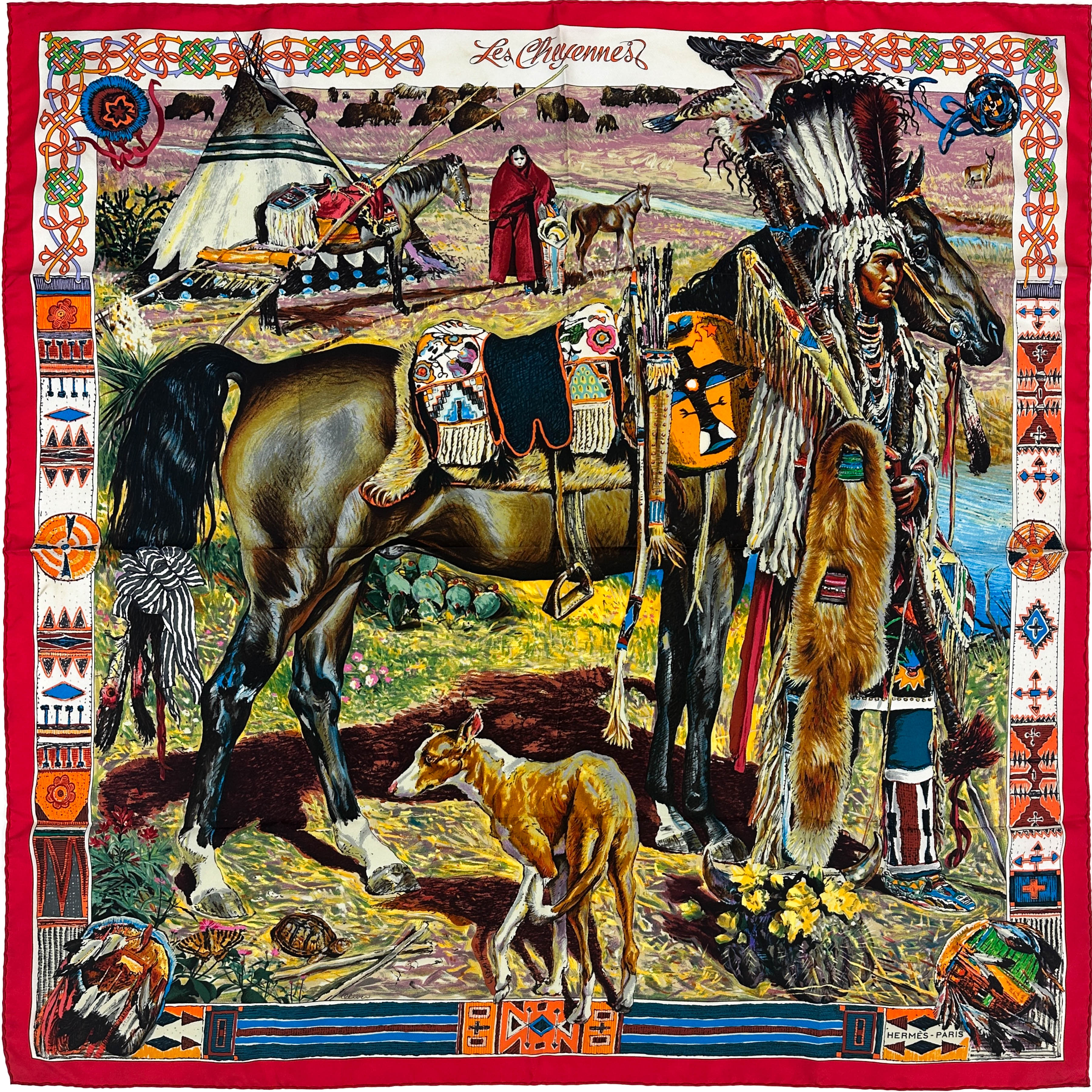 Hermès Les Cheyennes First Edition 90