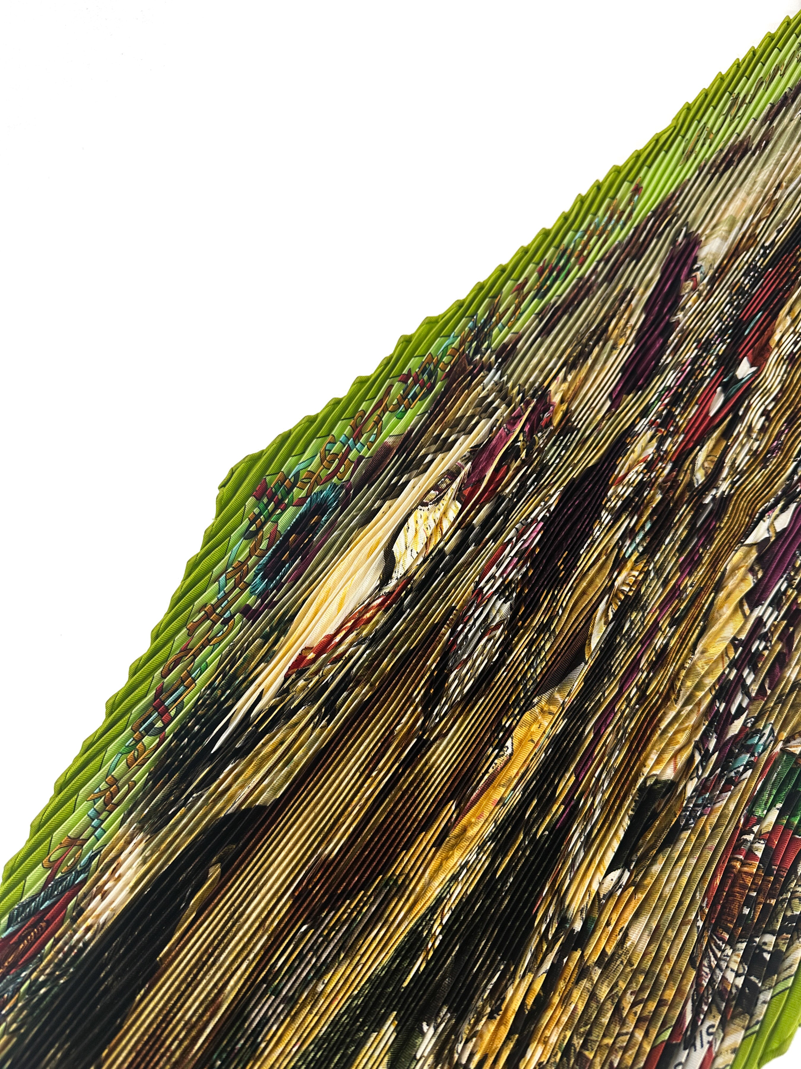 Hermès Les Cheyennes First Edition Plissé 90