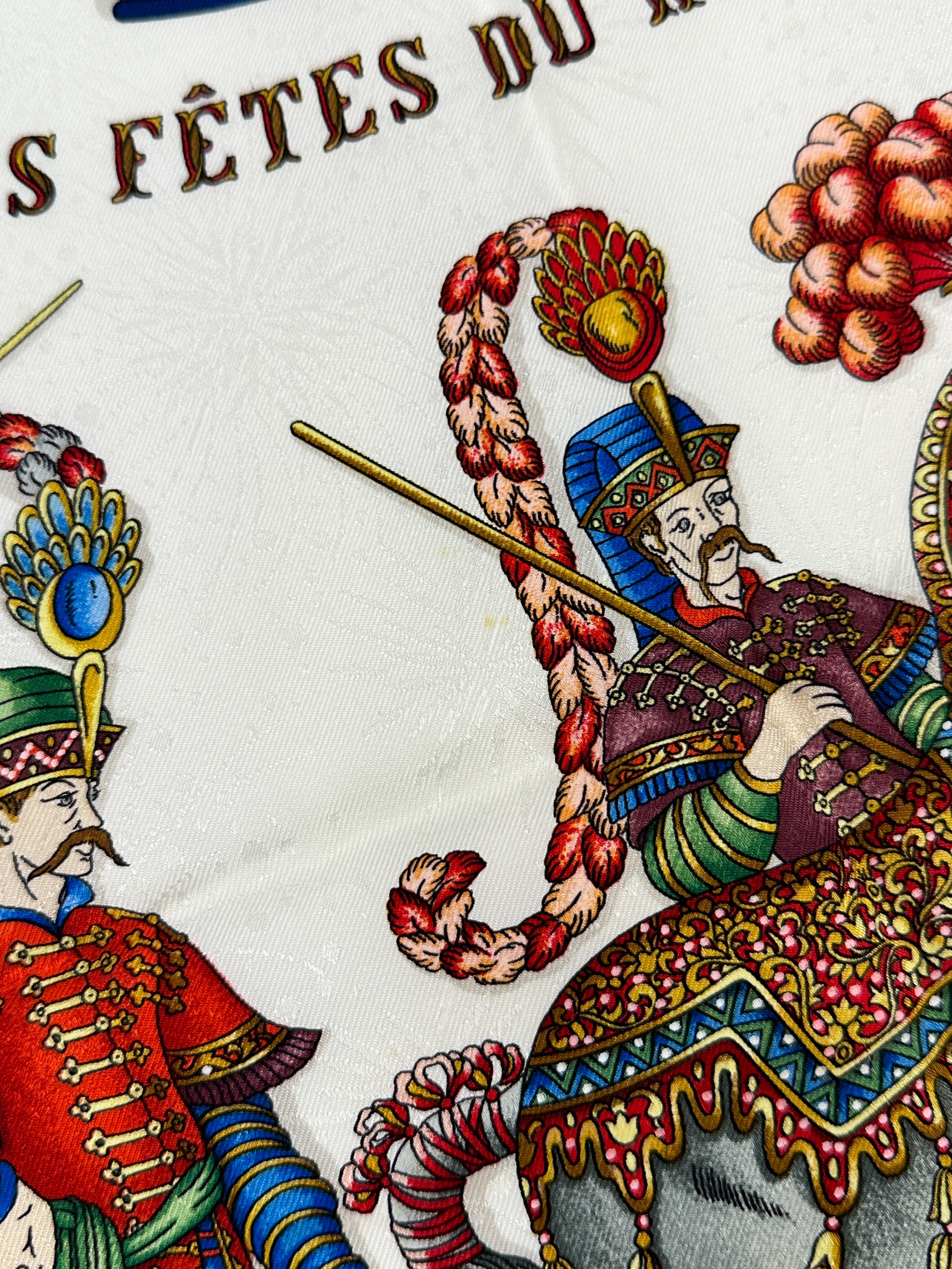 Hermès Les Fêtes du Roi Soleil Jacquard 90