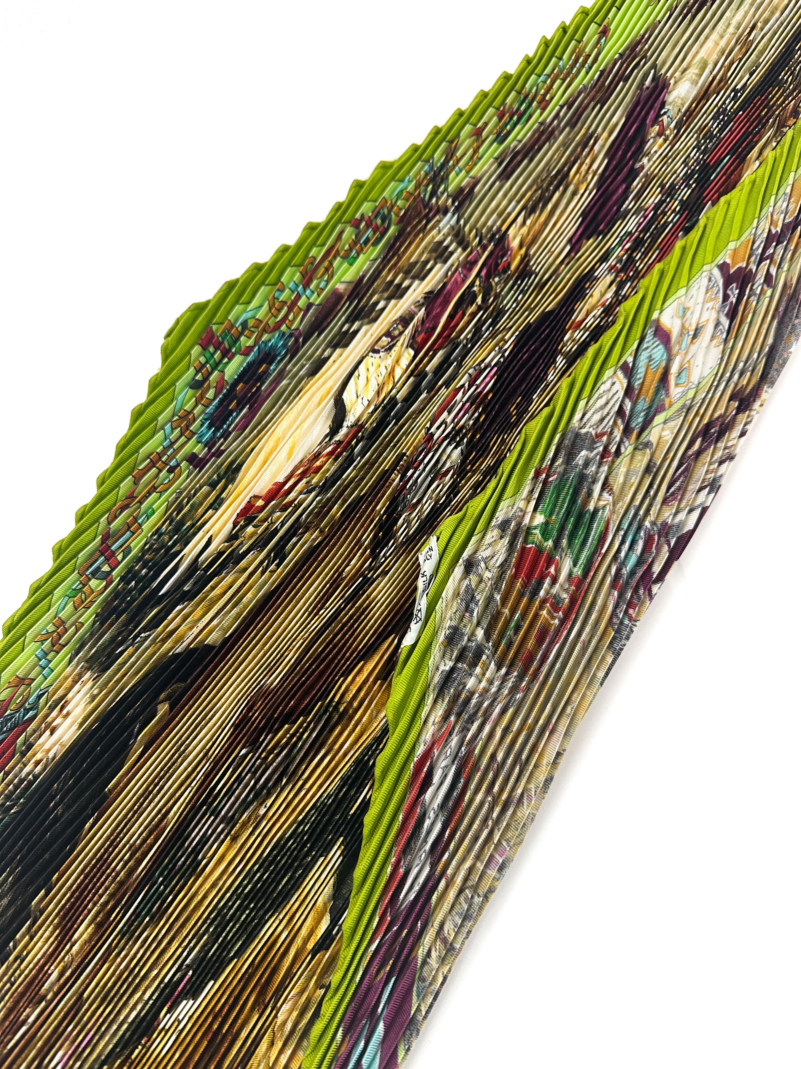 Hermès Les Cheyennes First Edition Plissé 90