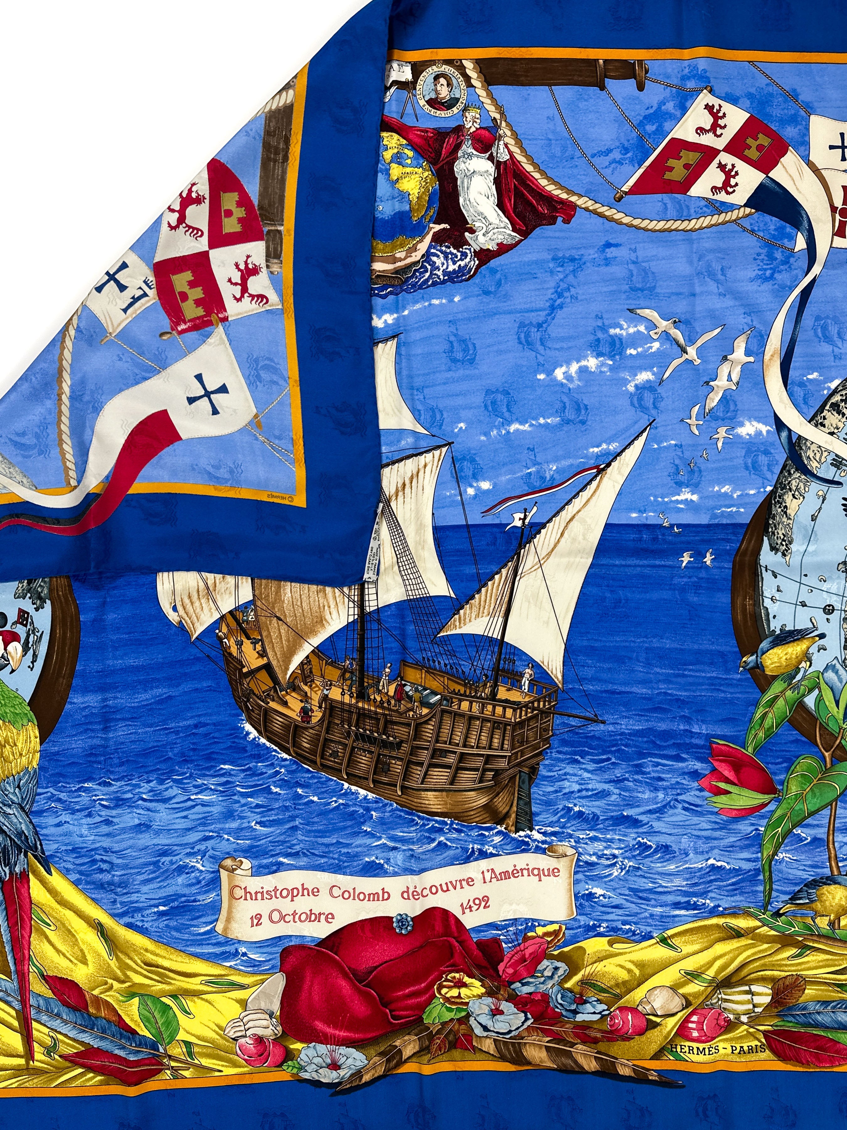 Hermès Christoph Colomb Jacquard 90