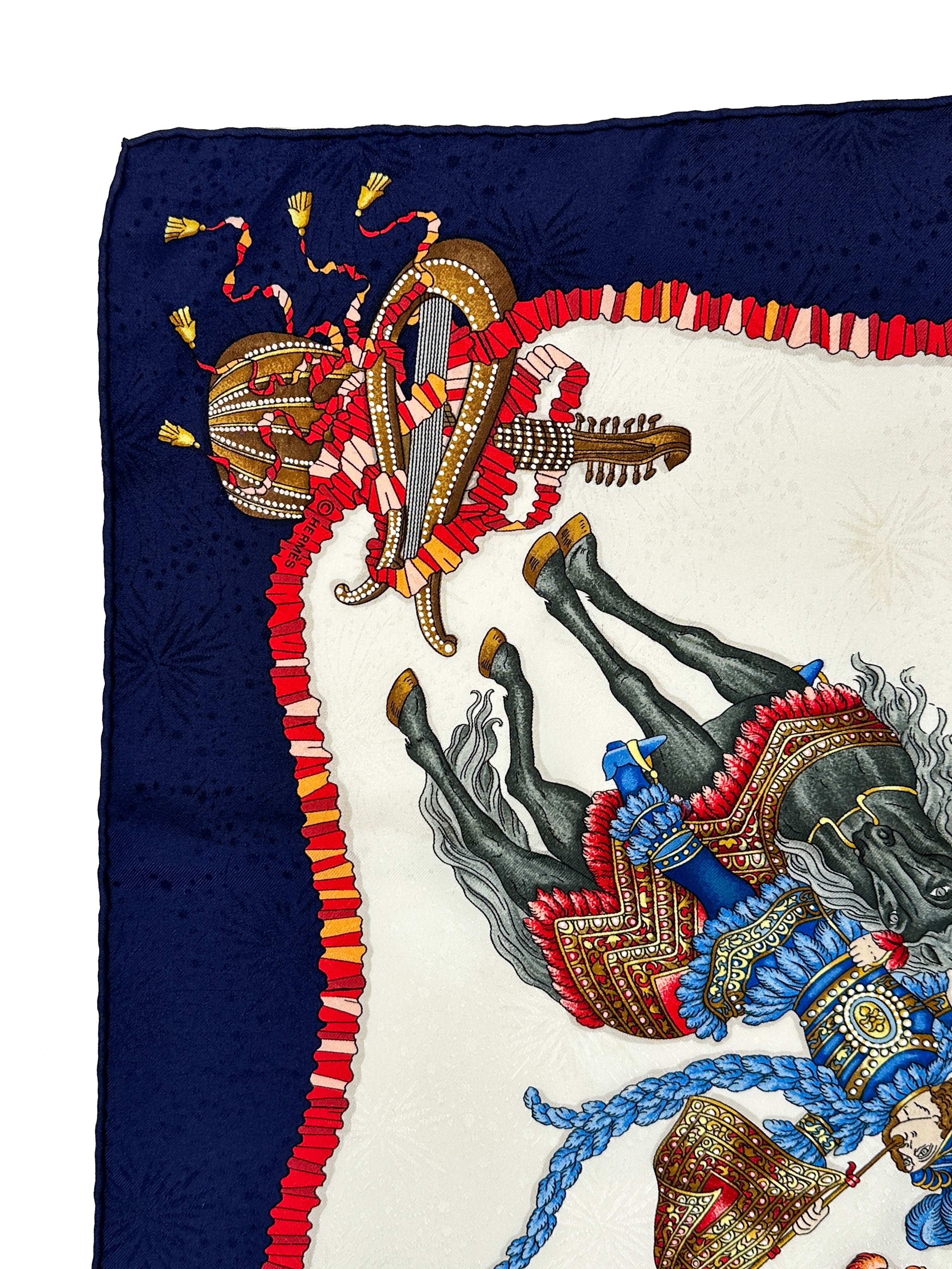 Hermès Les Fêtes du Roi Soleil Jacquard 90