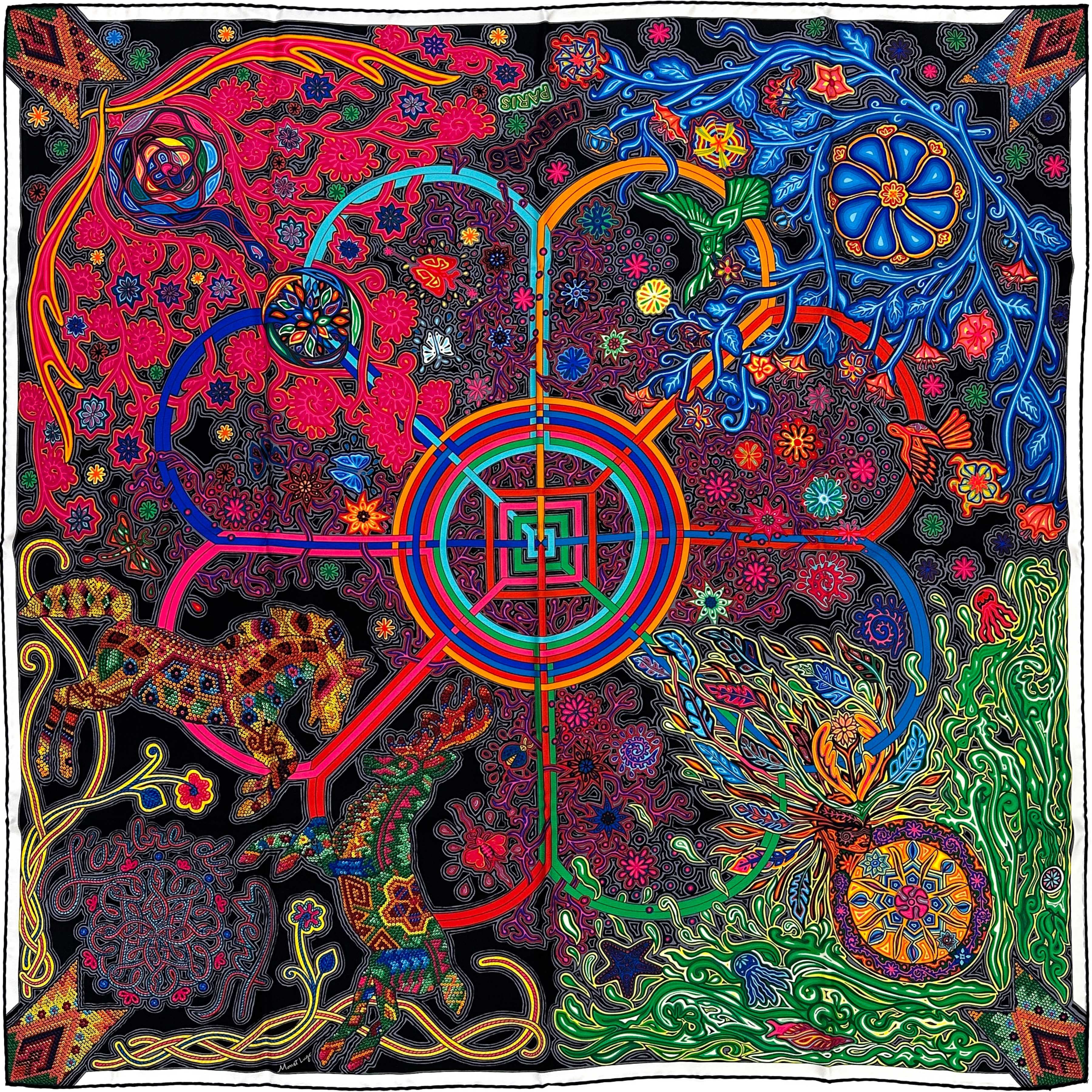 Hermès L'Arbre du Vent 90