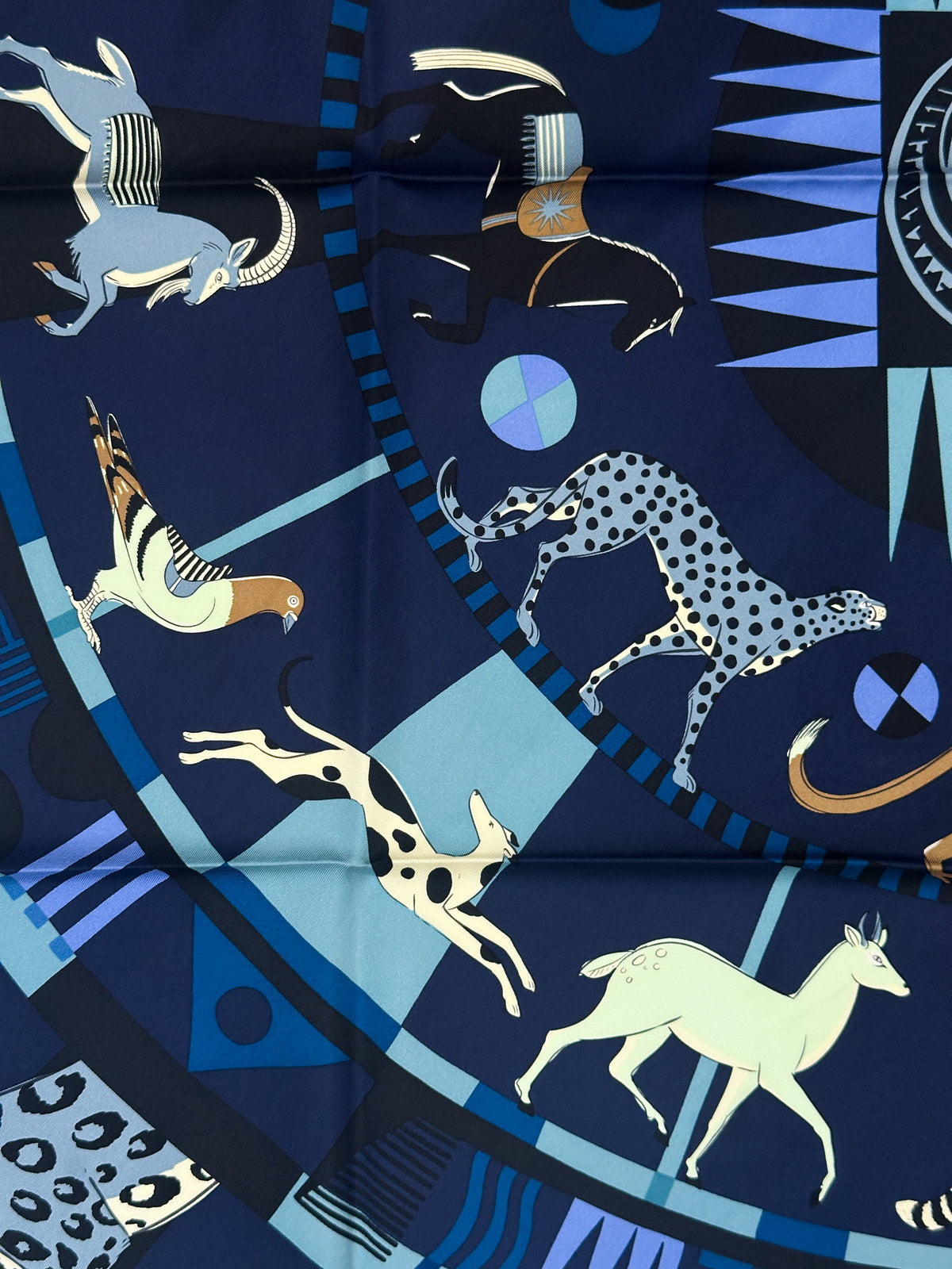 Hermès Le Carrousel du Tigre Royal 90