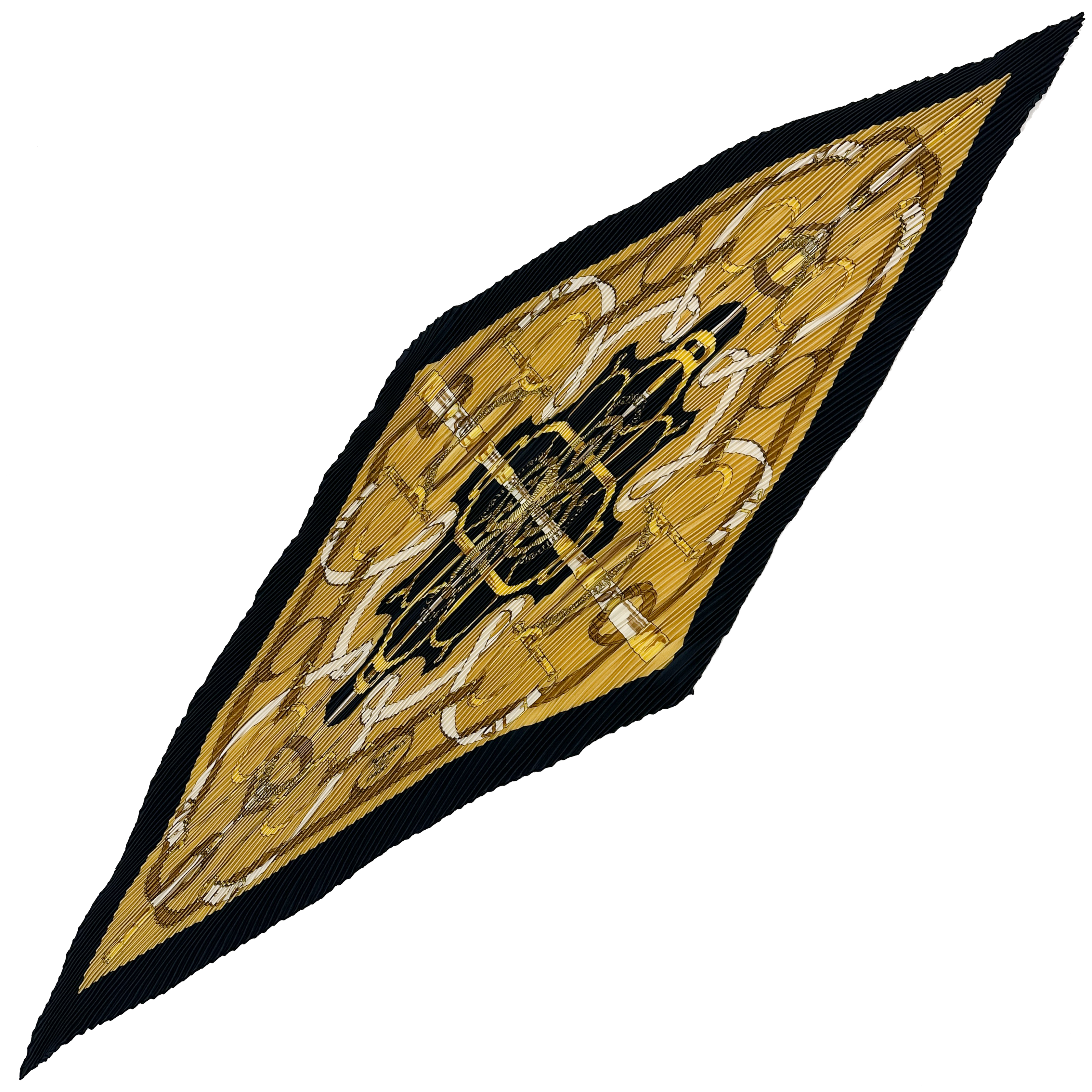 Hermès Eperon d'Or Plissé 90