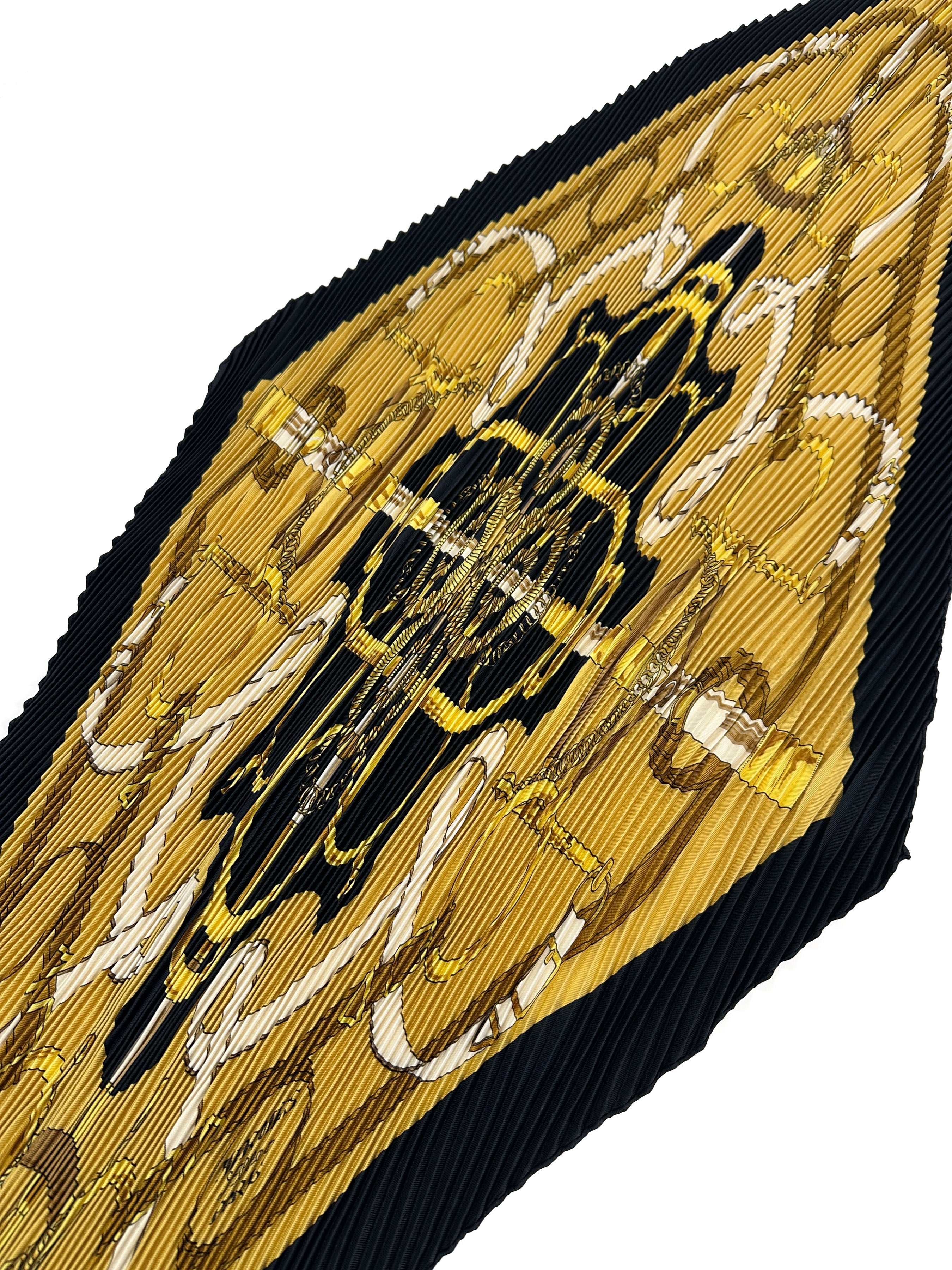 Hermès Eperon d'Or Plissé 90