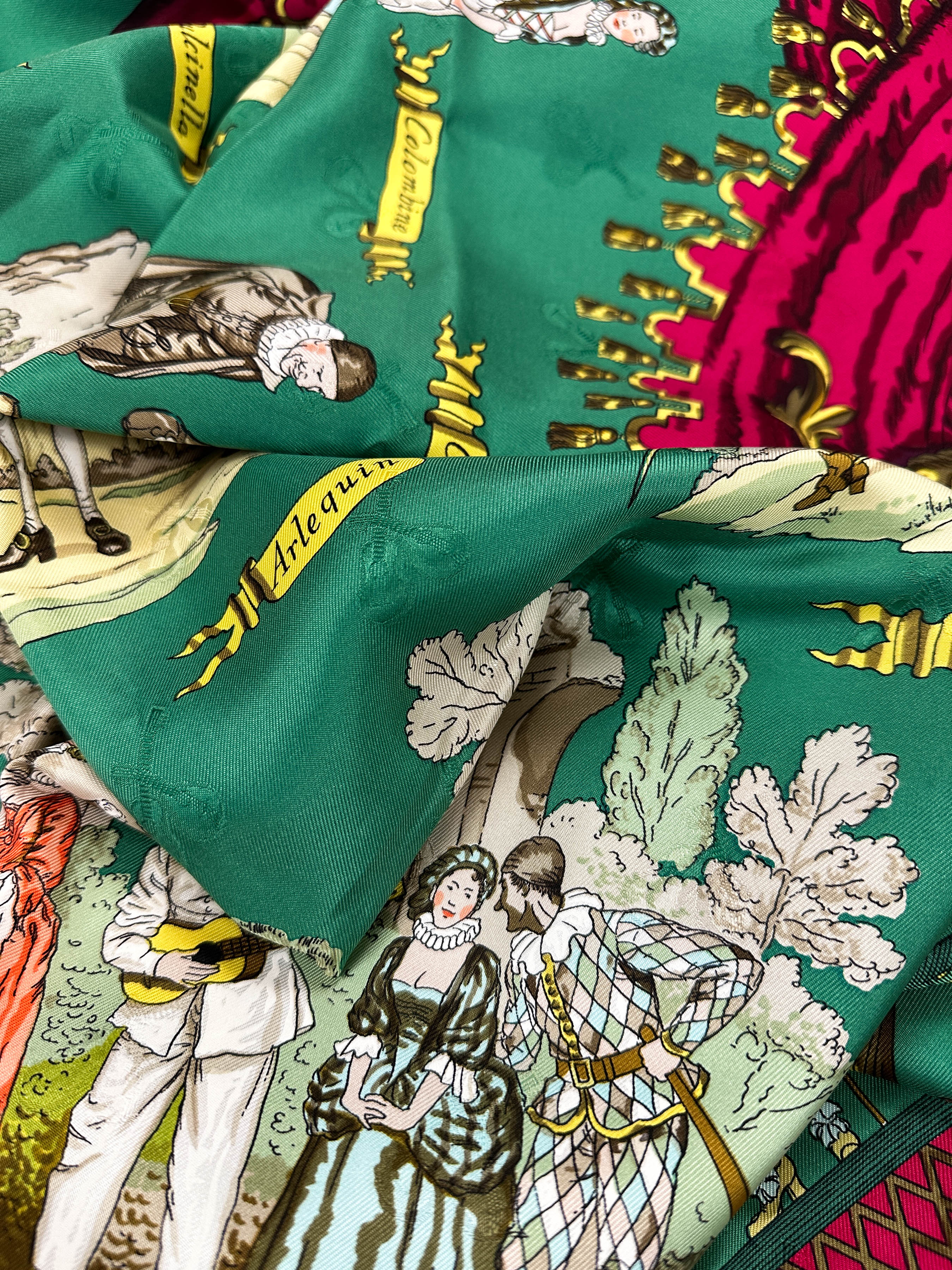 Hermès La Comédie Italienne Jacquard 90