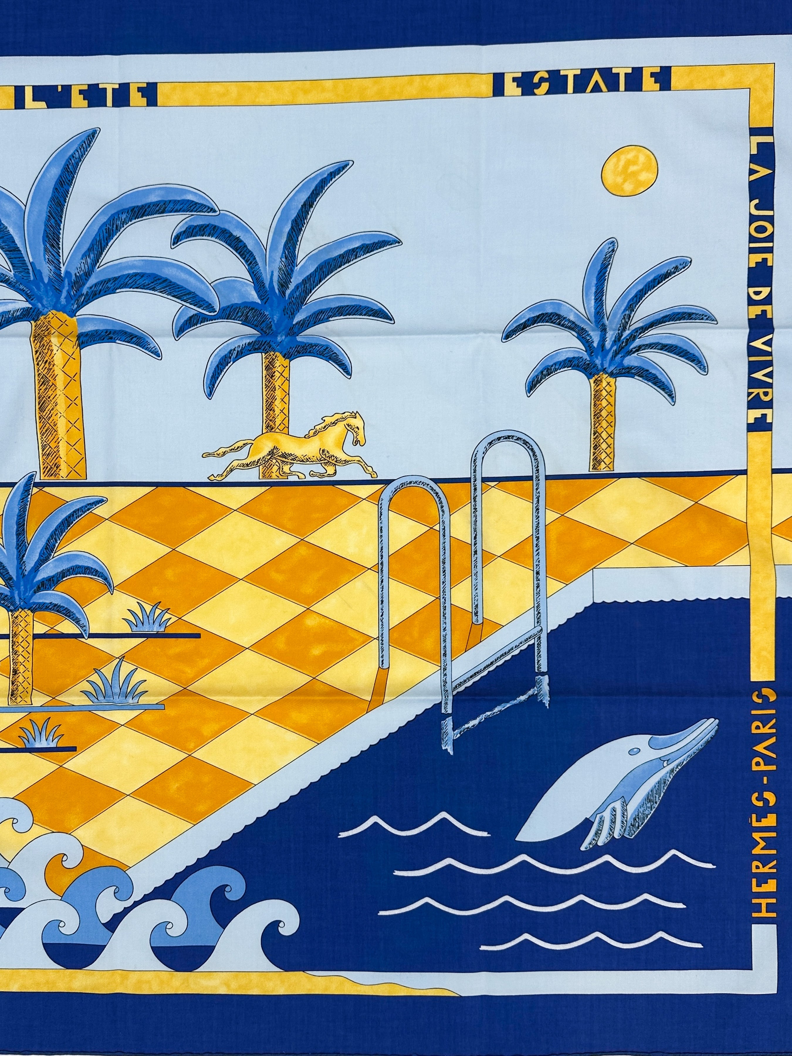 Hermès La Joie de Vivre Cotton 70