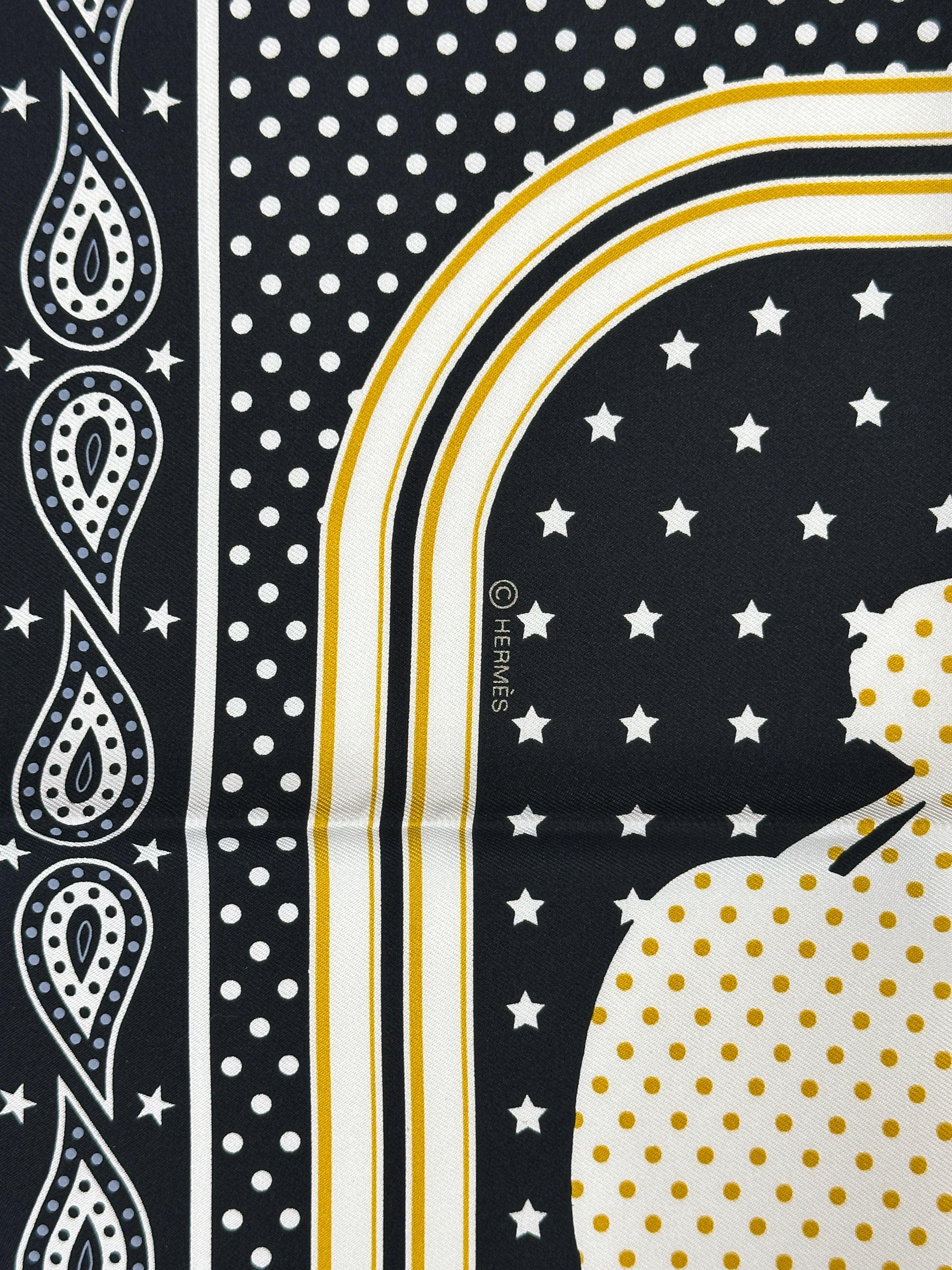 Hermès Brides de Gala a Pois 55