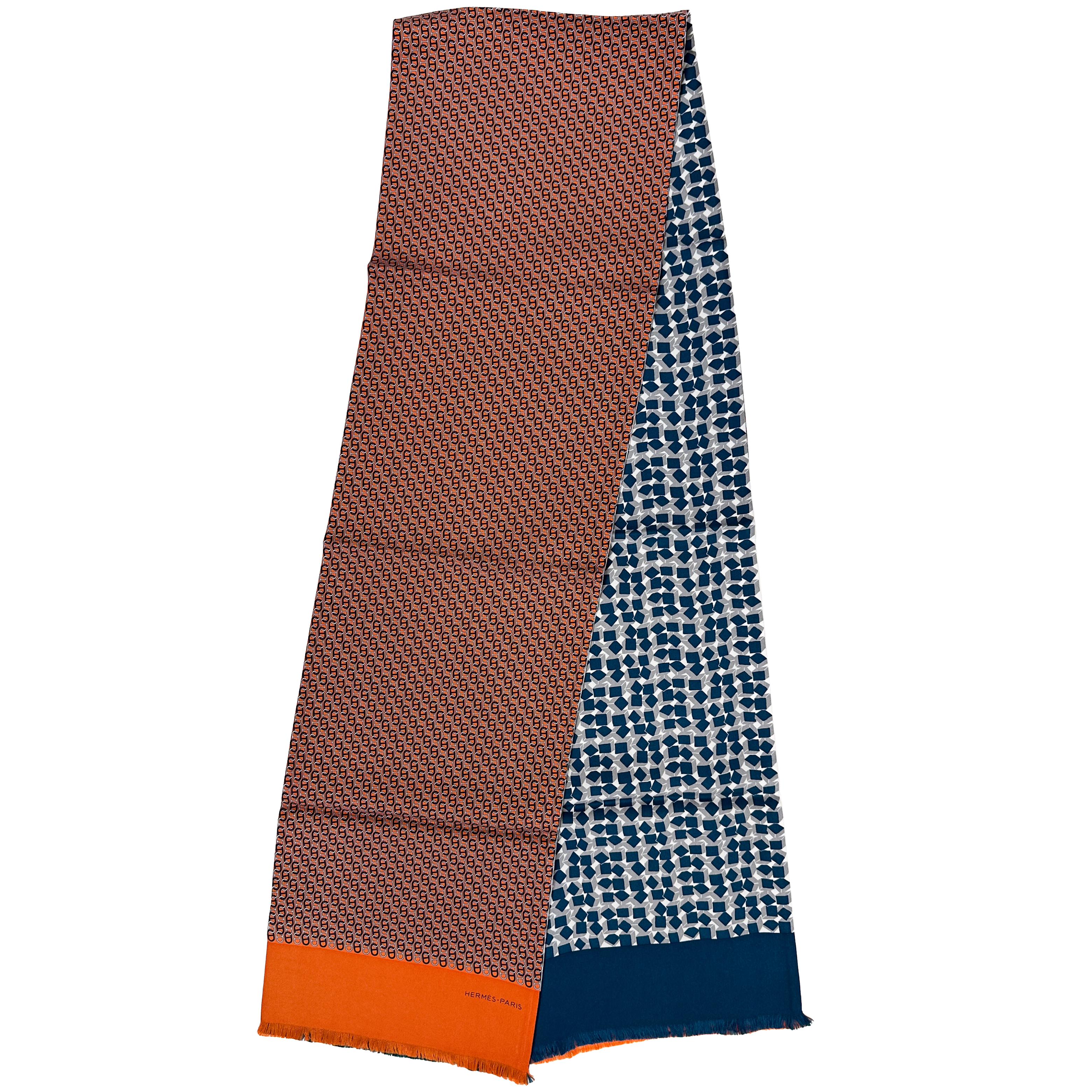 Hermès Geometric Silk Scarf
