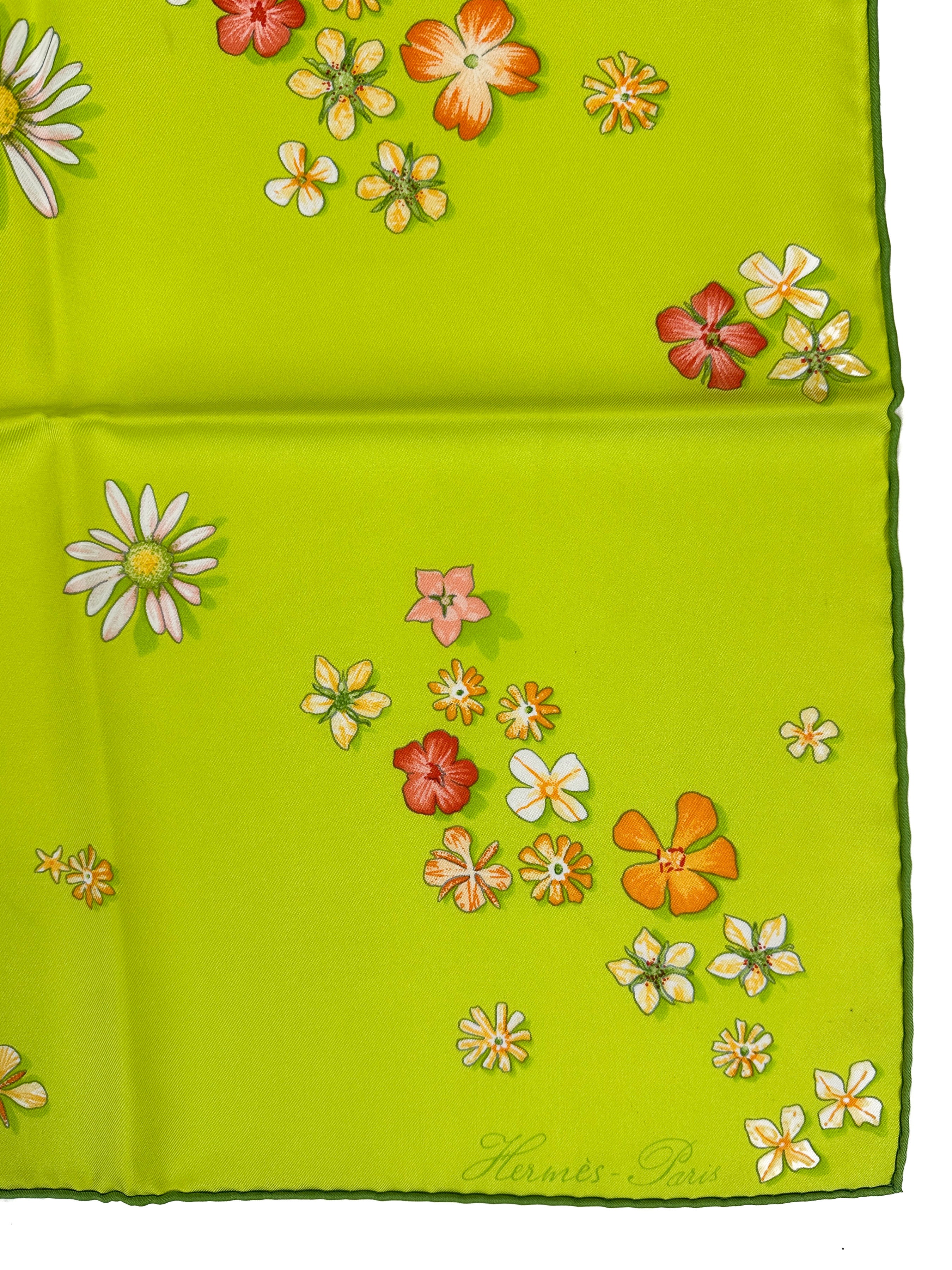 Hermès Flower Power 90