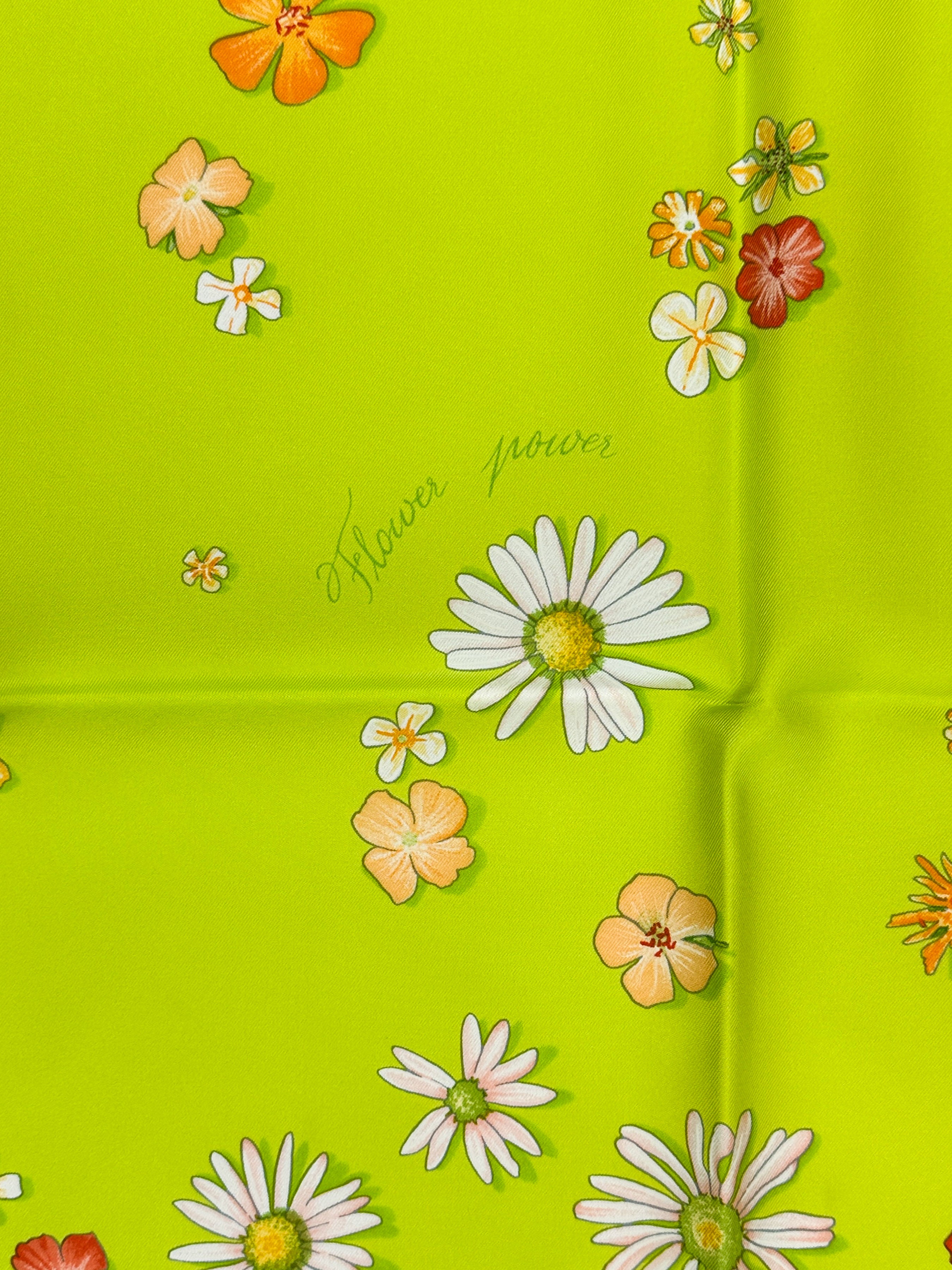 Hermès Flower Power 90