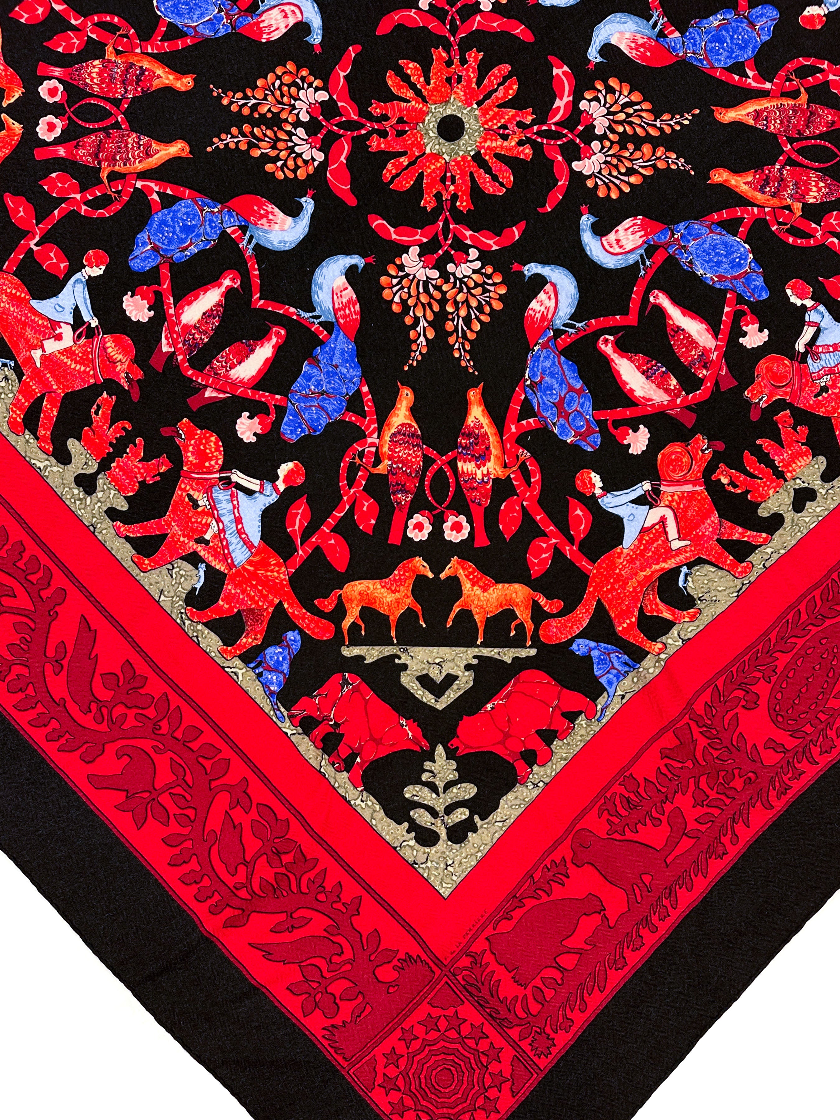 Hermès Early America Cashmere Silk 140