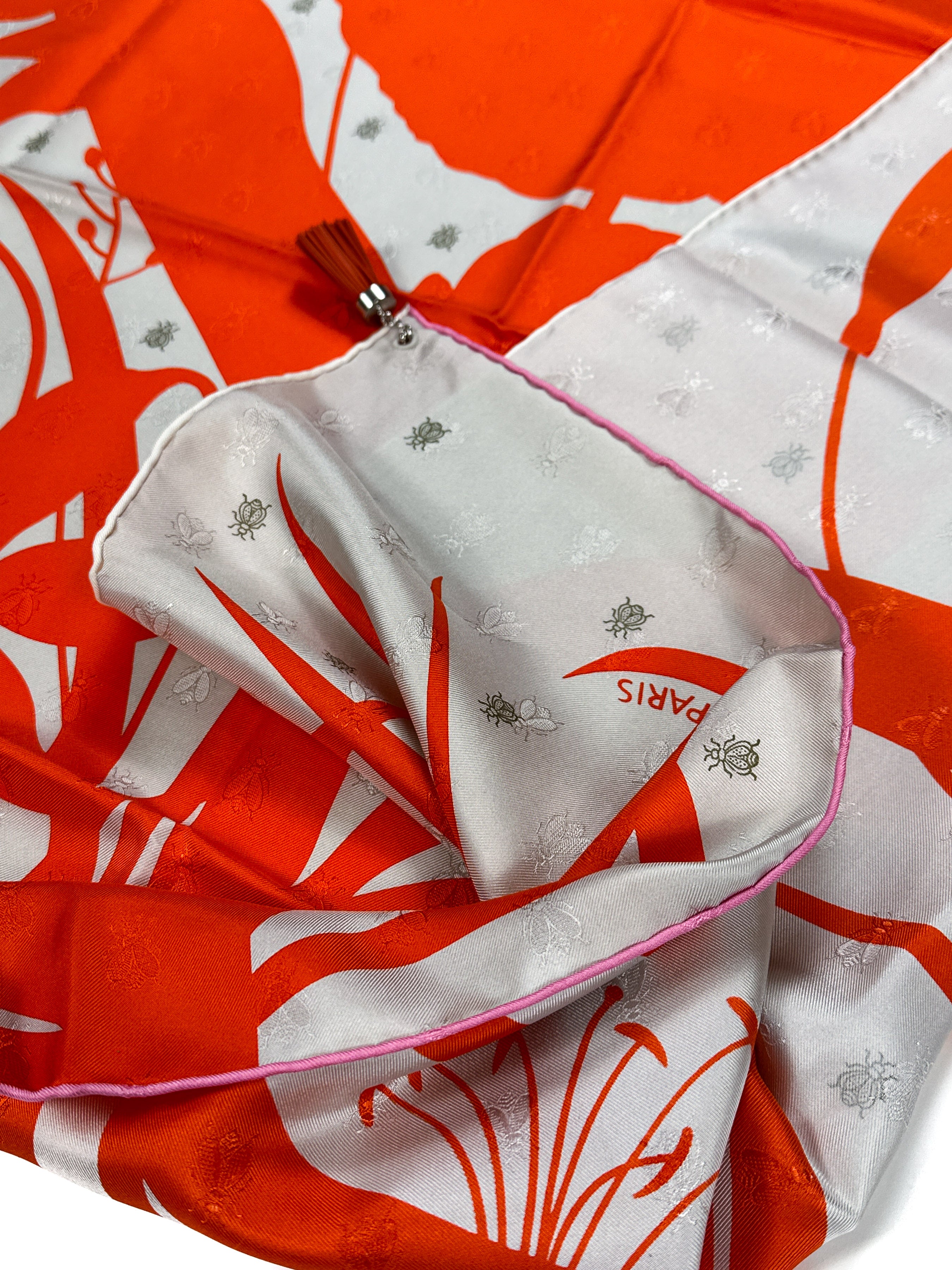 Hermès Bouquet Final With Leather Tassel 90