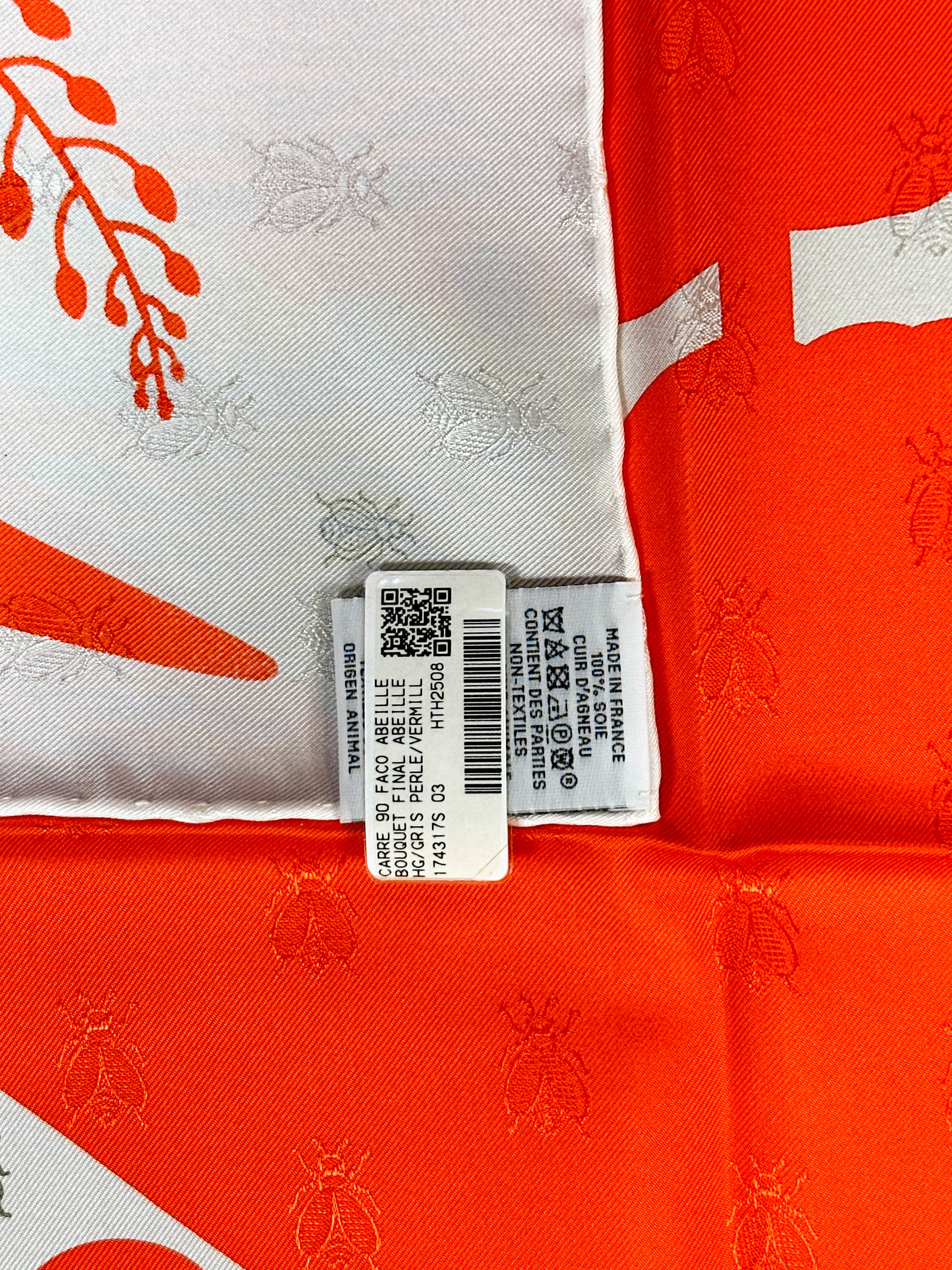 Hermès Bouquet Final With Leather Tassel 90