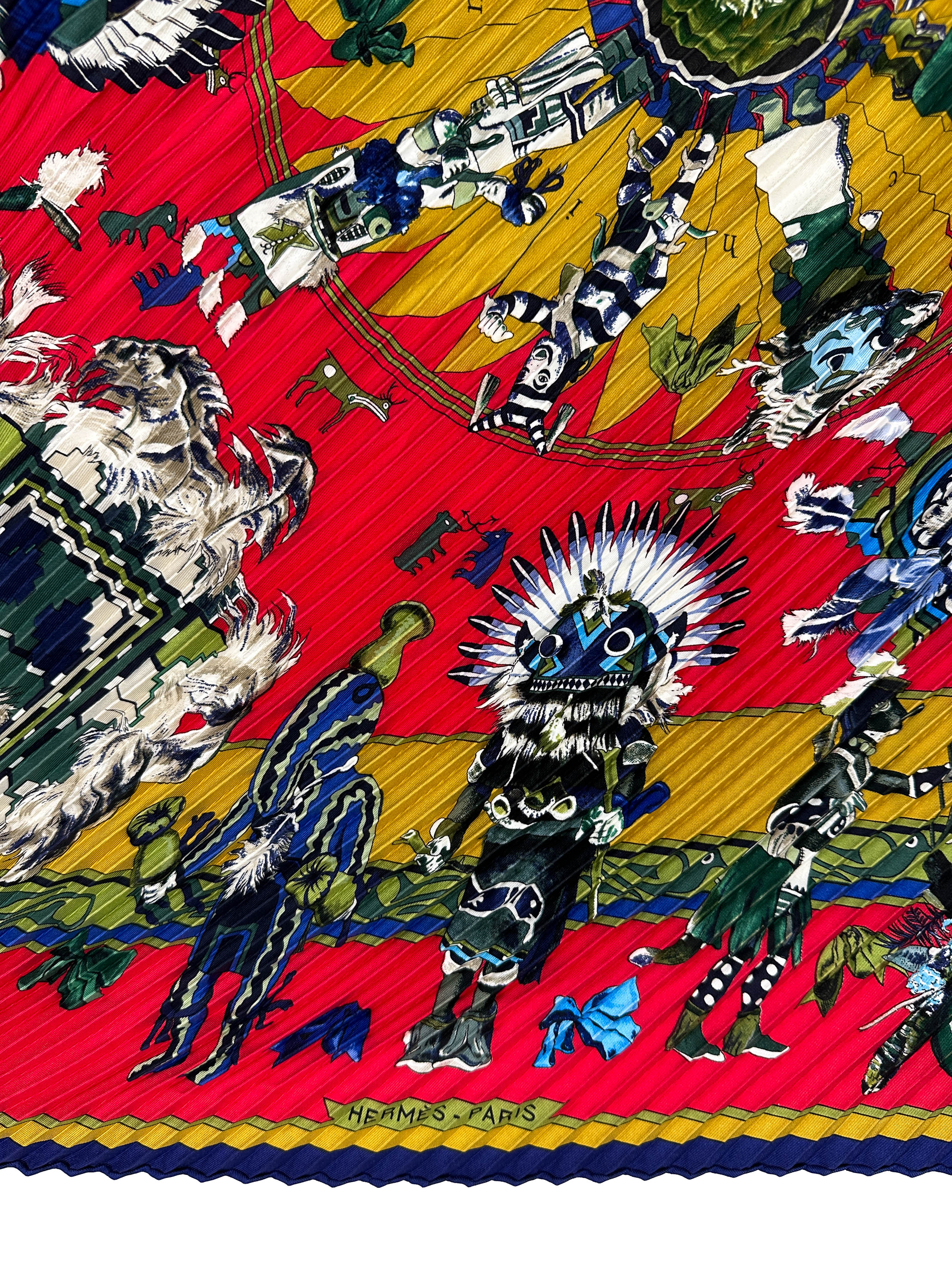 Hermès Kachinas Plissé 90