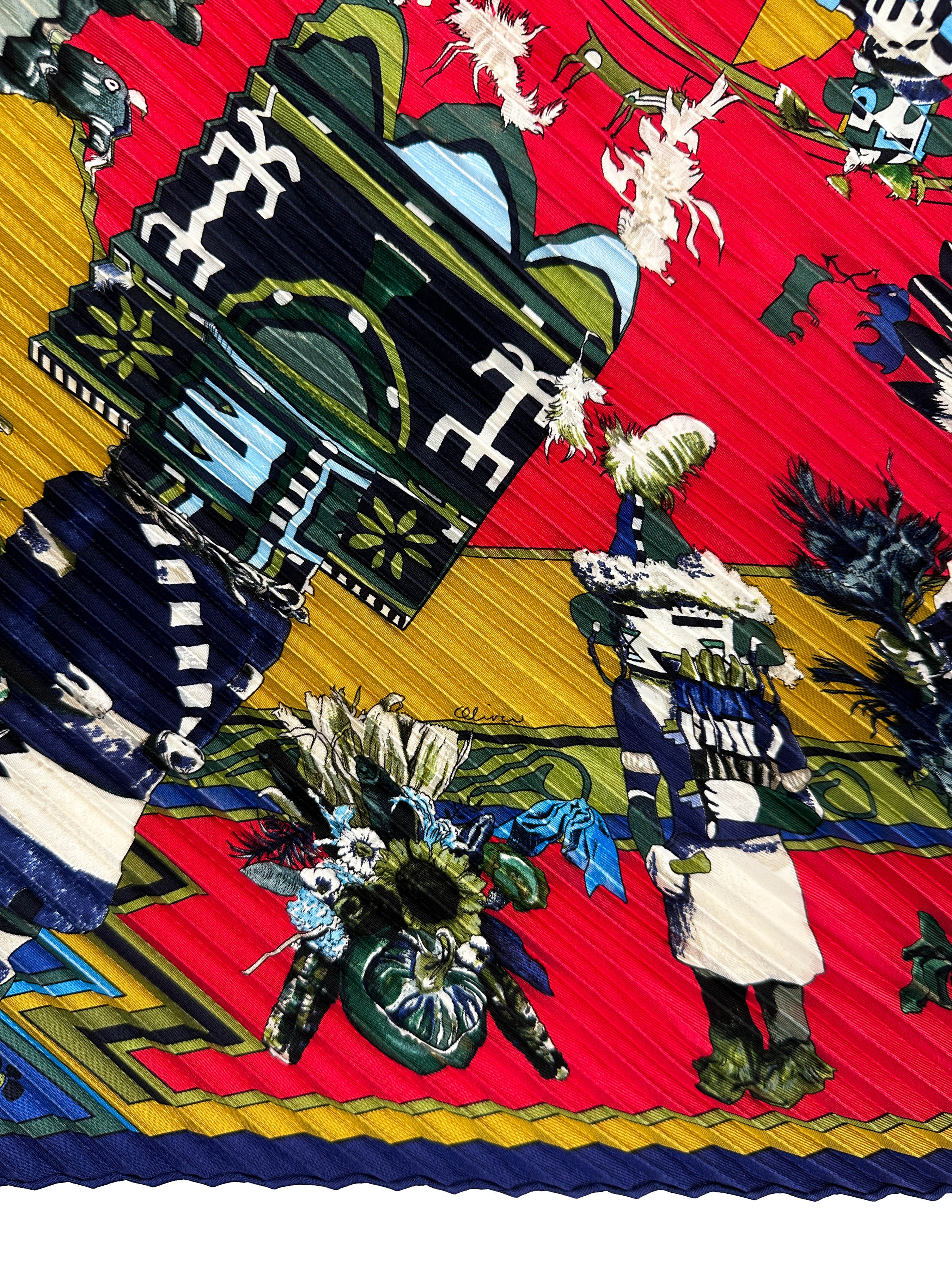 Hermès Kachinas Plissé 90